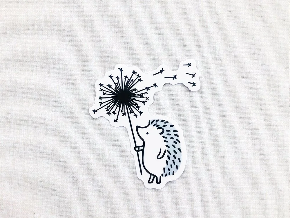 Transparent Dandelion Sticker (Glossy)