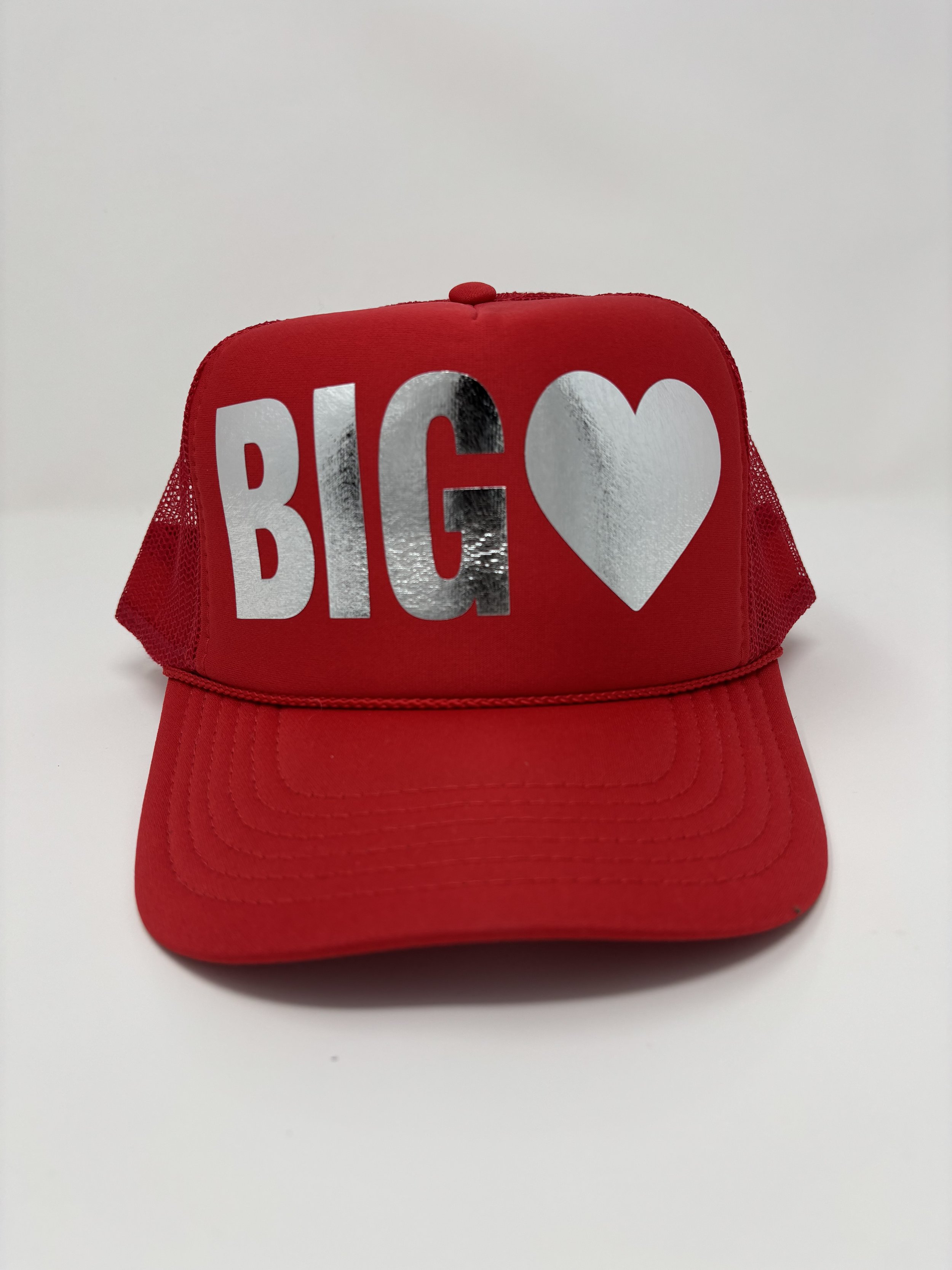 RED BIG ♥ HEART HAT