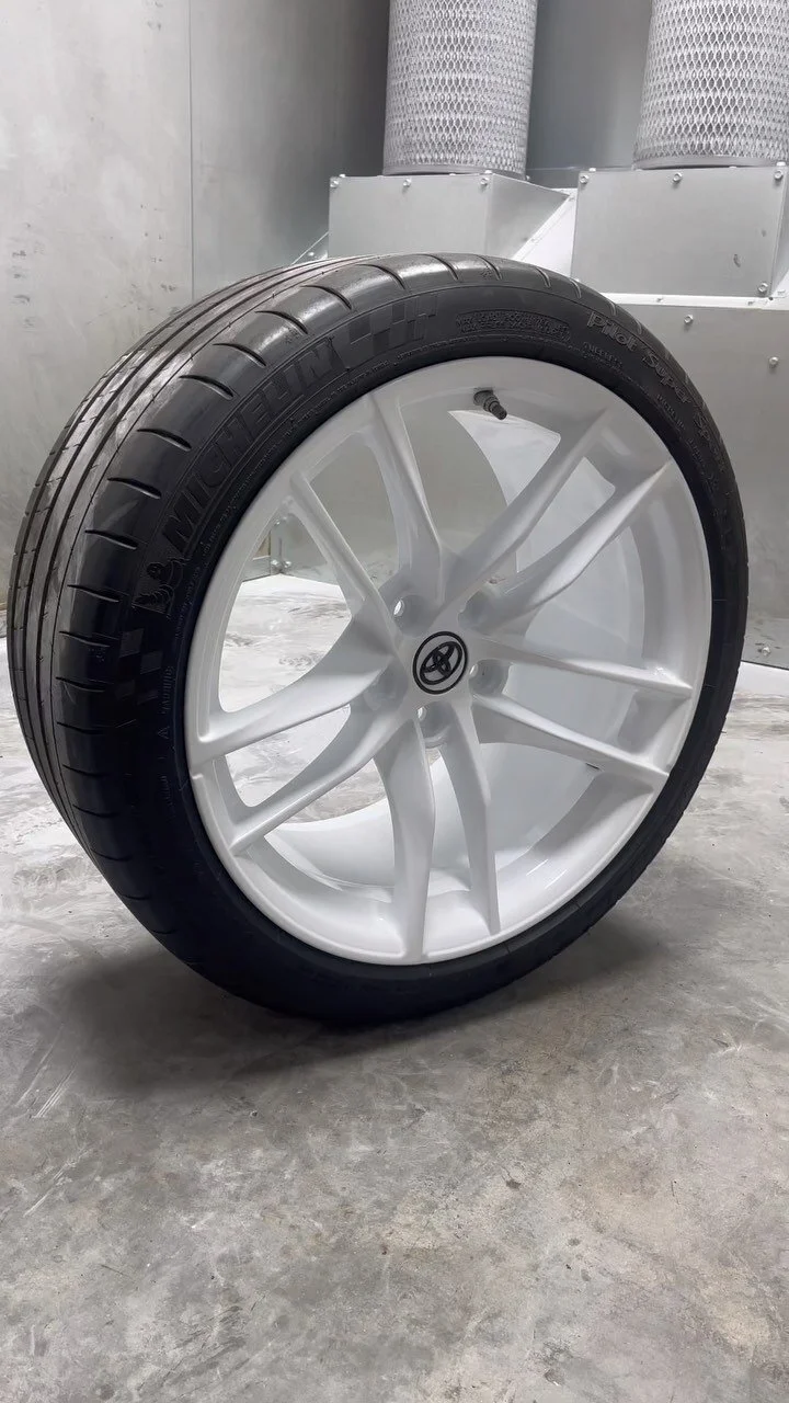 Alloy Wheel Repair Powder Coating Curb Rash Repair Rim Repair Bent