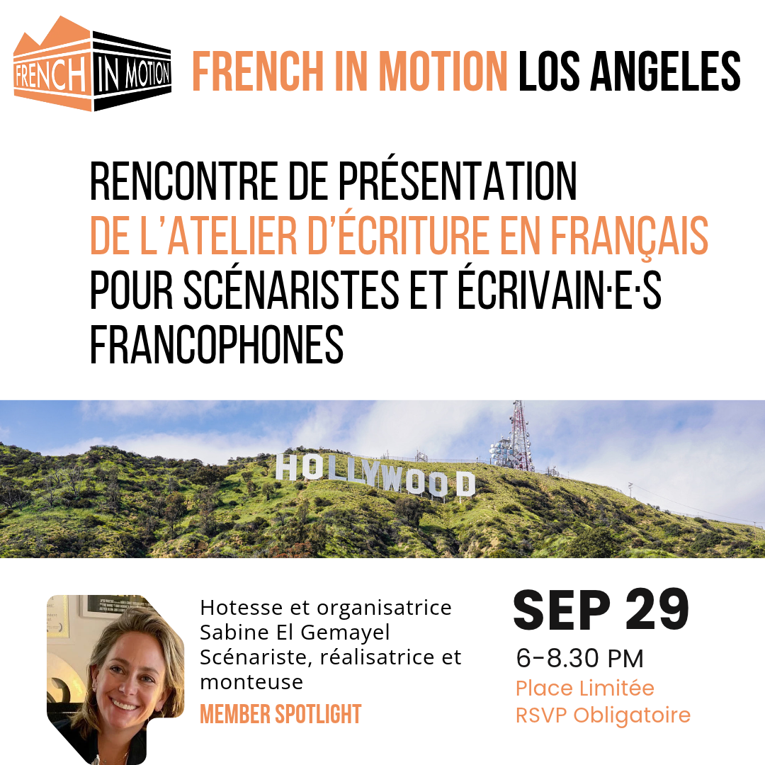 Rencontre et présentation pour scénaristes et écrivain·e·s francophones