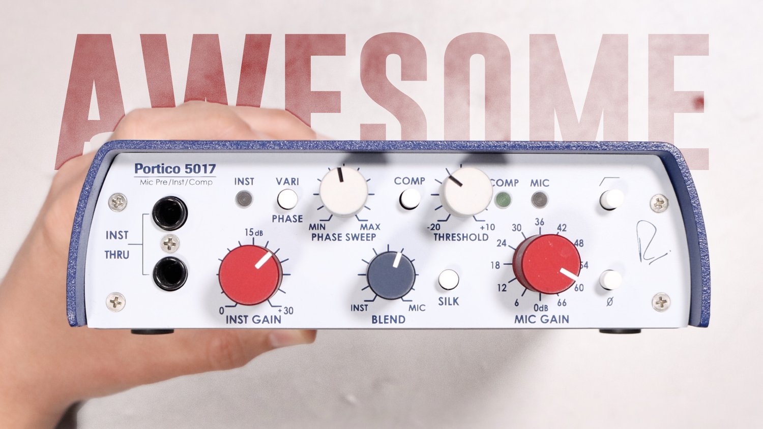 Neve Portico 5017 Preamp Review / Test