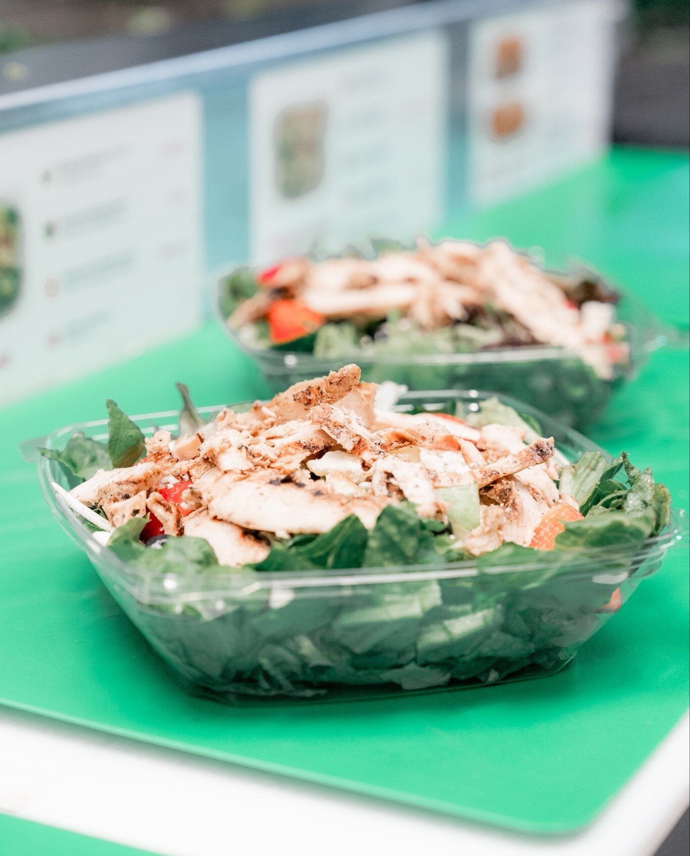 Enjoy a freshly packed and customized Market Salad made just for you! Ordering is easy through the app - simply tap to elevate your lunch plans with a delicious and satisfying blend of sweet and savory flavors.