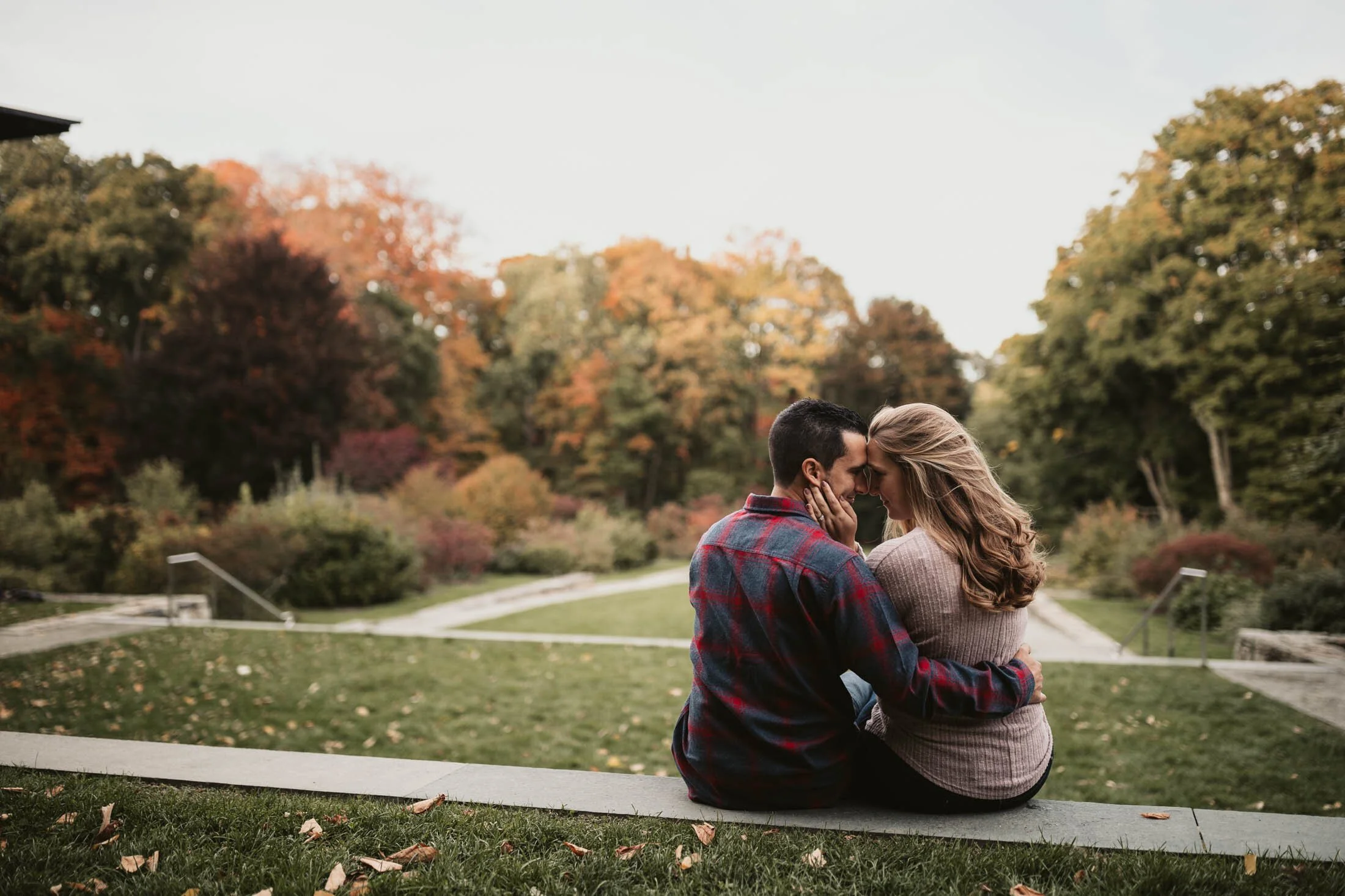 Deirdre + Johnathan's engagement - Arnold Arboretum of Harvard University