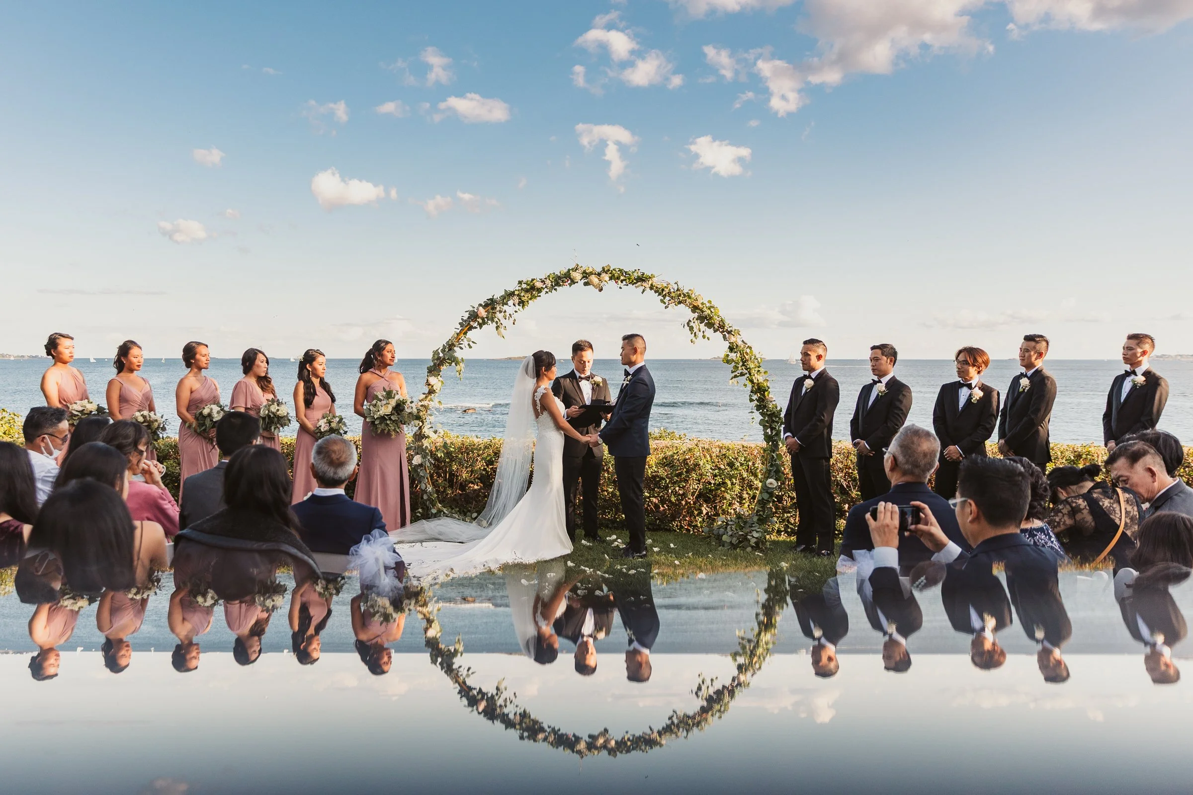 Jenny + Preston - Misselwood Events at Endicott College wedding