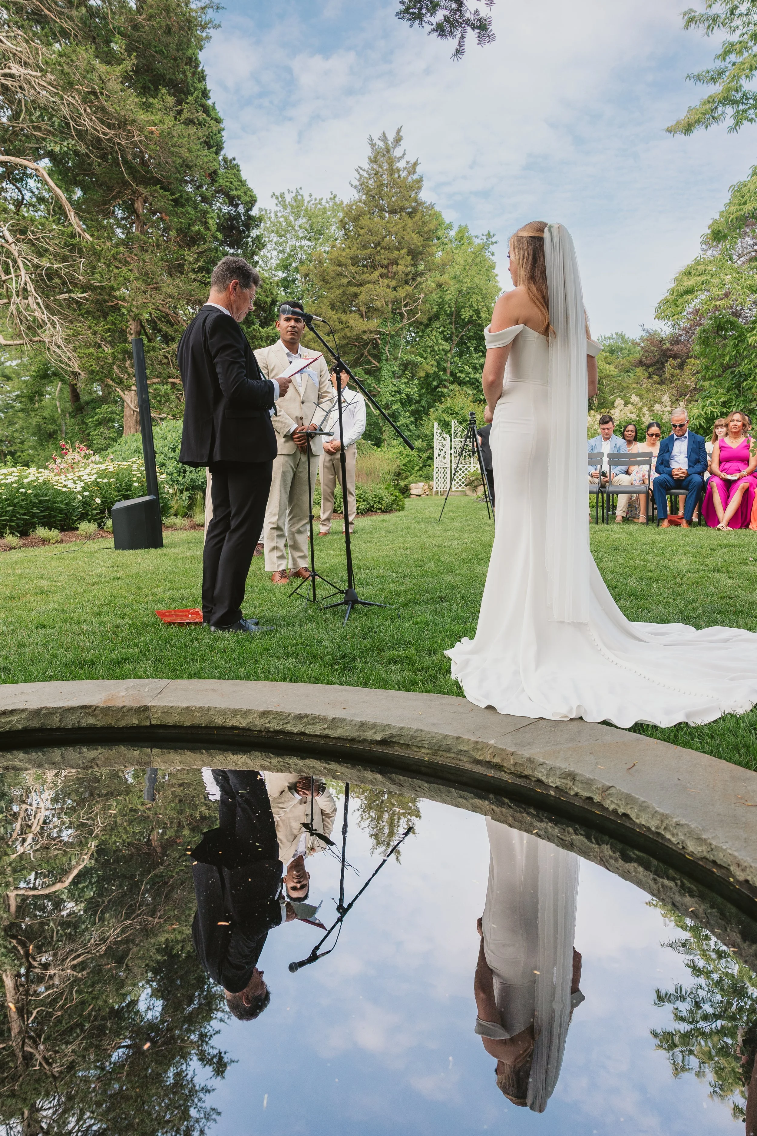 garden wedding ceremony