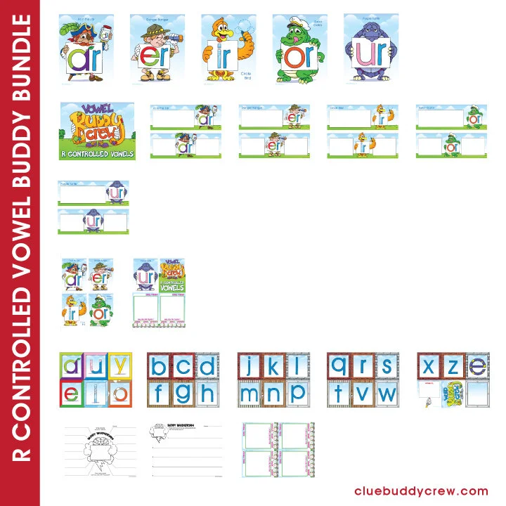 R CONTROLLED VOWEL BUDDY BUNDLE - DIGITAL DOWNLOAD