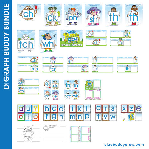 ILLUSTRATED SOUND WALL (SMALL CARDS) - DIGITAL DOWNLOAD — Clue Buddy Crew