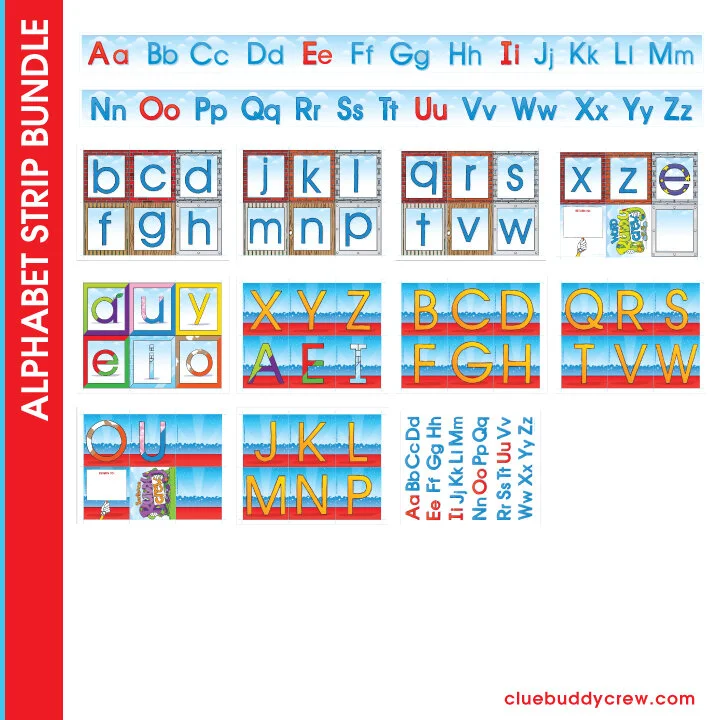 ALPHABET STRIP BUNDLE - DIGITAL DOWNLOAD