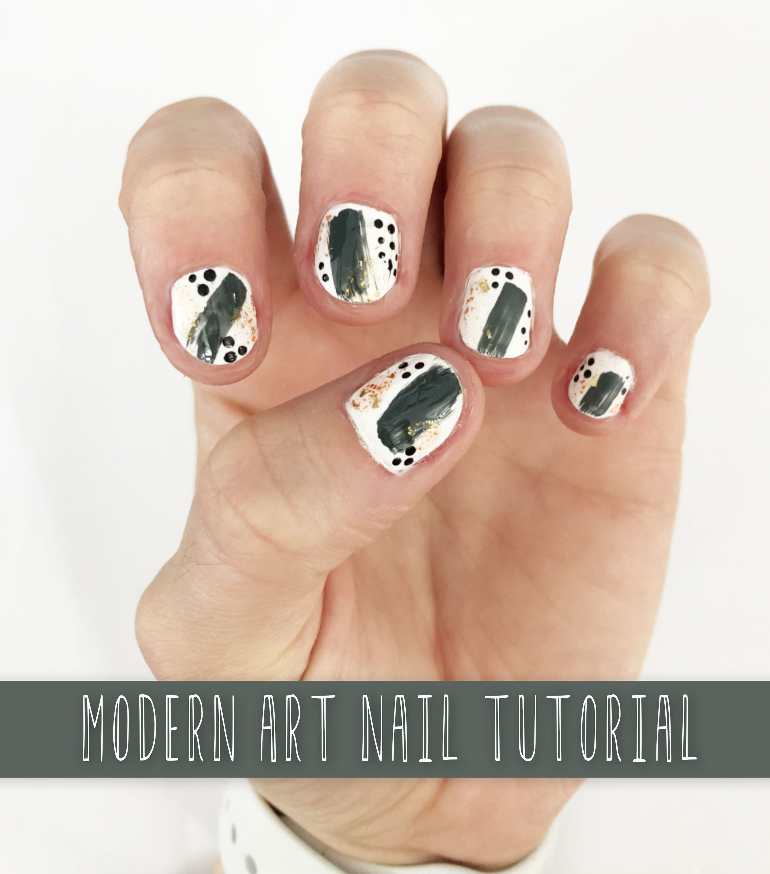 Modern Art Nail Tutorial — Morthunder