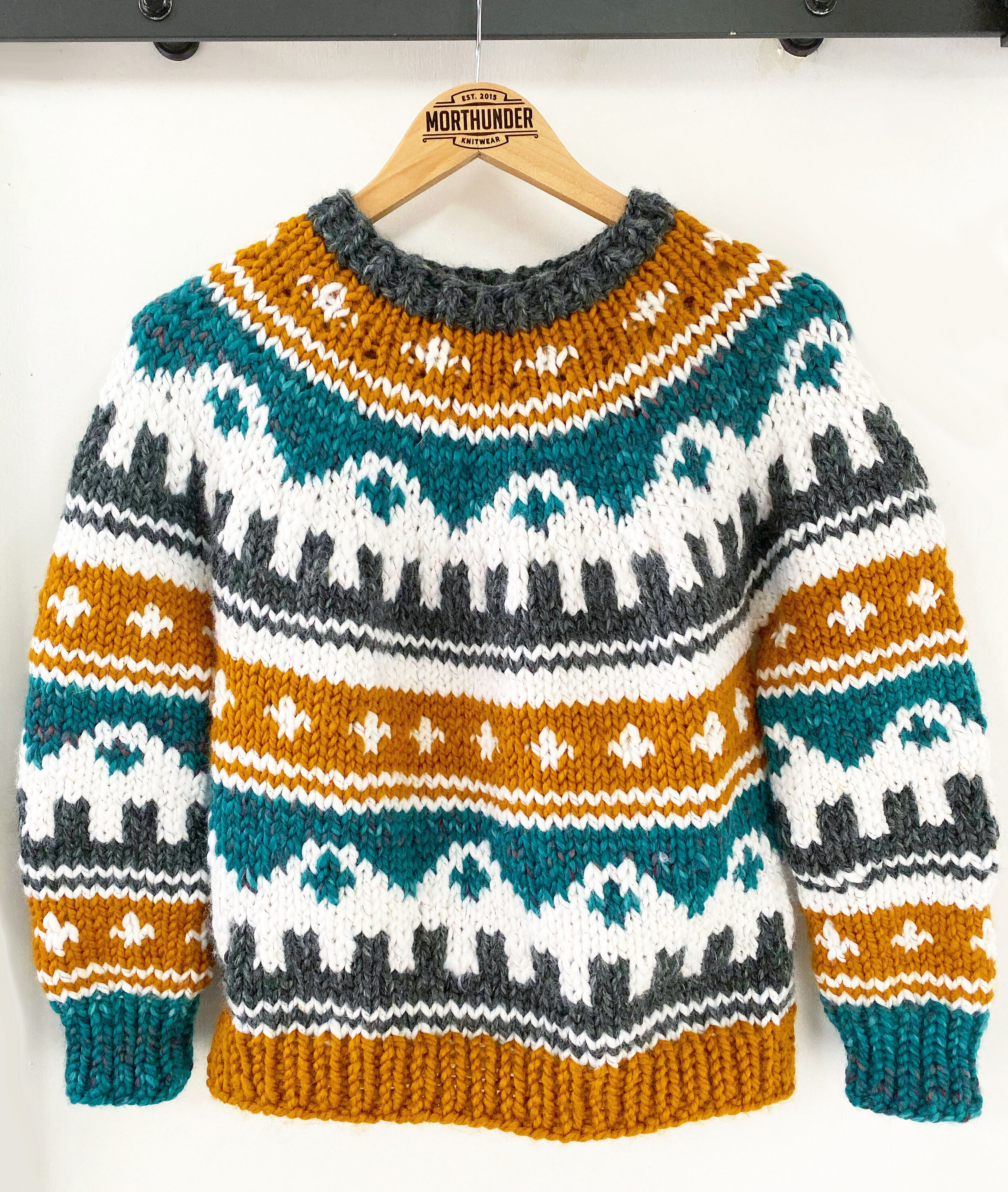 Bulky Sanguine Sweater Knitting Pattern PDF