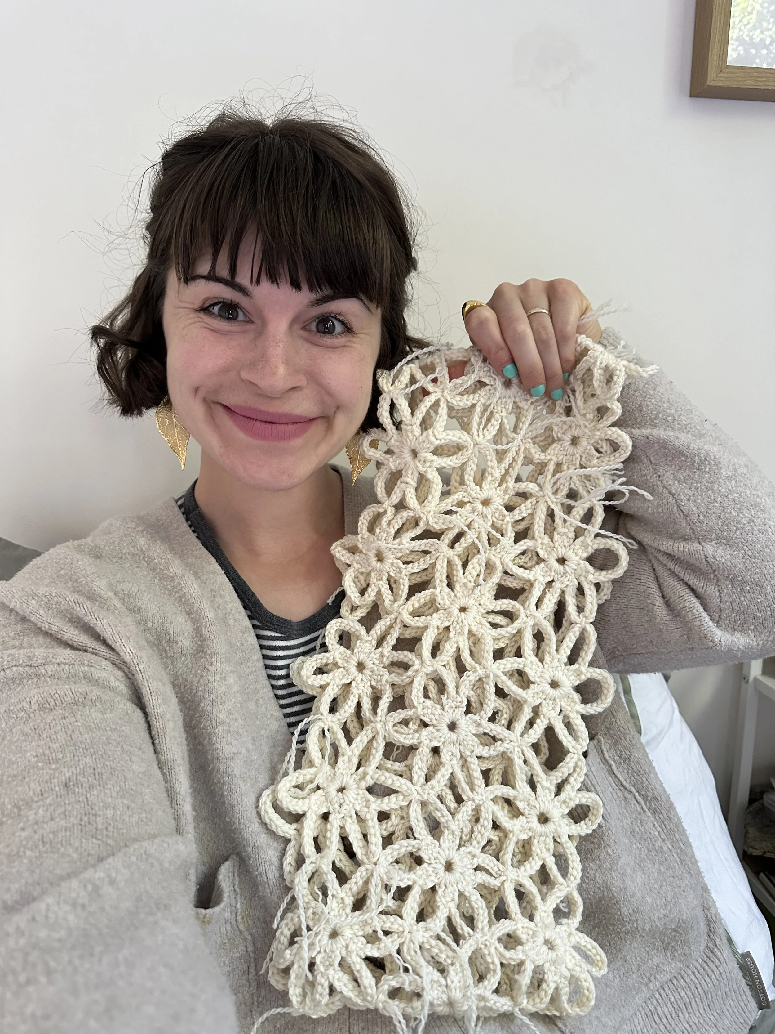 Week 19: Crochet Tank Top Progress