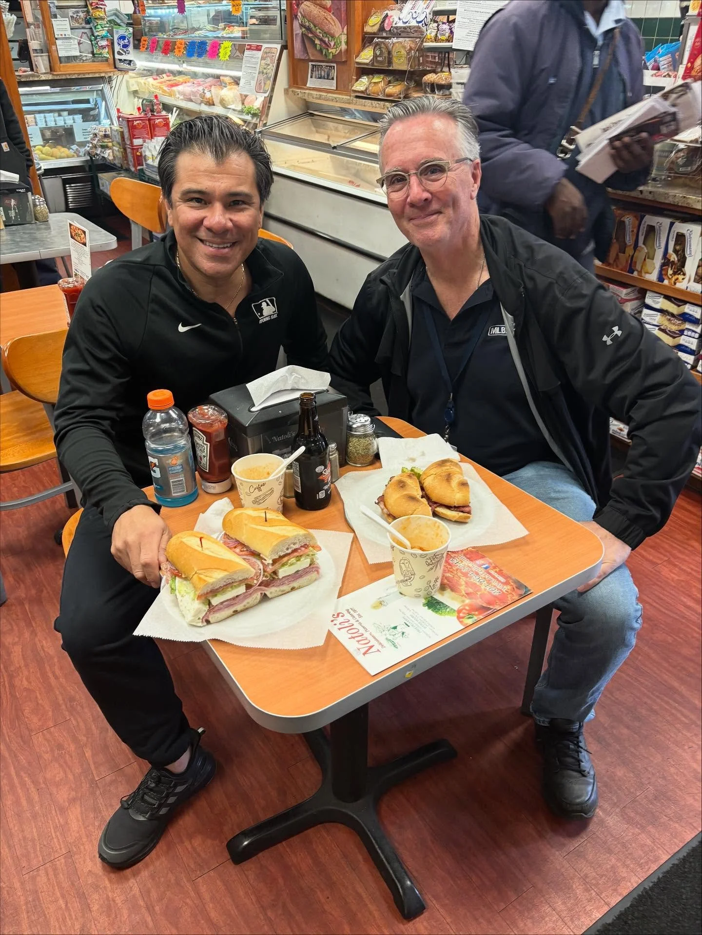 Always a great day when our friends from the @mlbnetwork stop by for lunch!
#natolisdeli #italiandeli #secaucusnj #hobokennj #njeats #eeeeeeats #hudsoncounty #natolis #mlbnetwork
