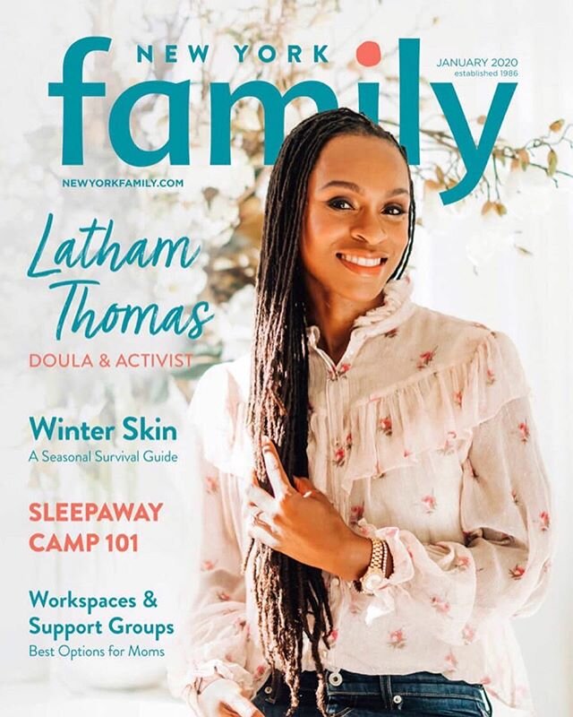 THE CONTINUUM CONFERENCE 〰️Happy New Year! Salute to @newyorkfamily magazine for featuring @glowmaven for their January 2020 cover! This 4 page spread includes a really thoughtful interview with executive director, Donna Duarte-Ladd and Latham Thomas