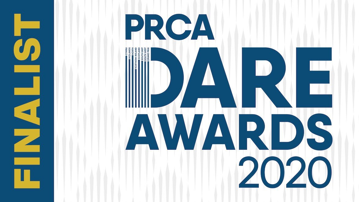 We’ve been shortlisted at the PRCA DARE Awards
