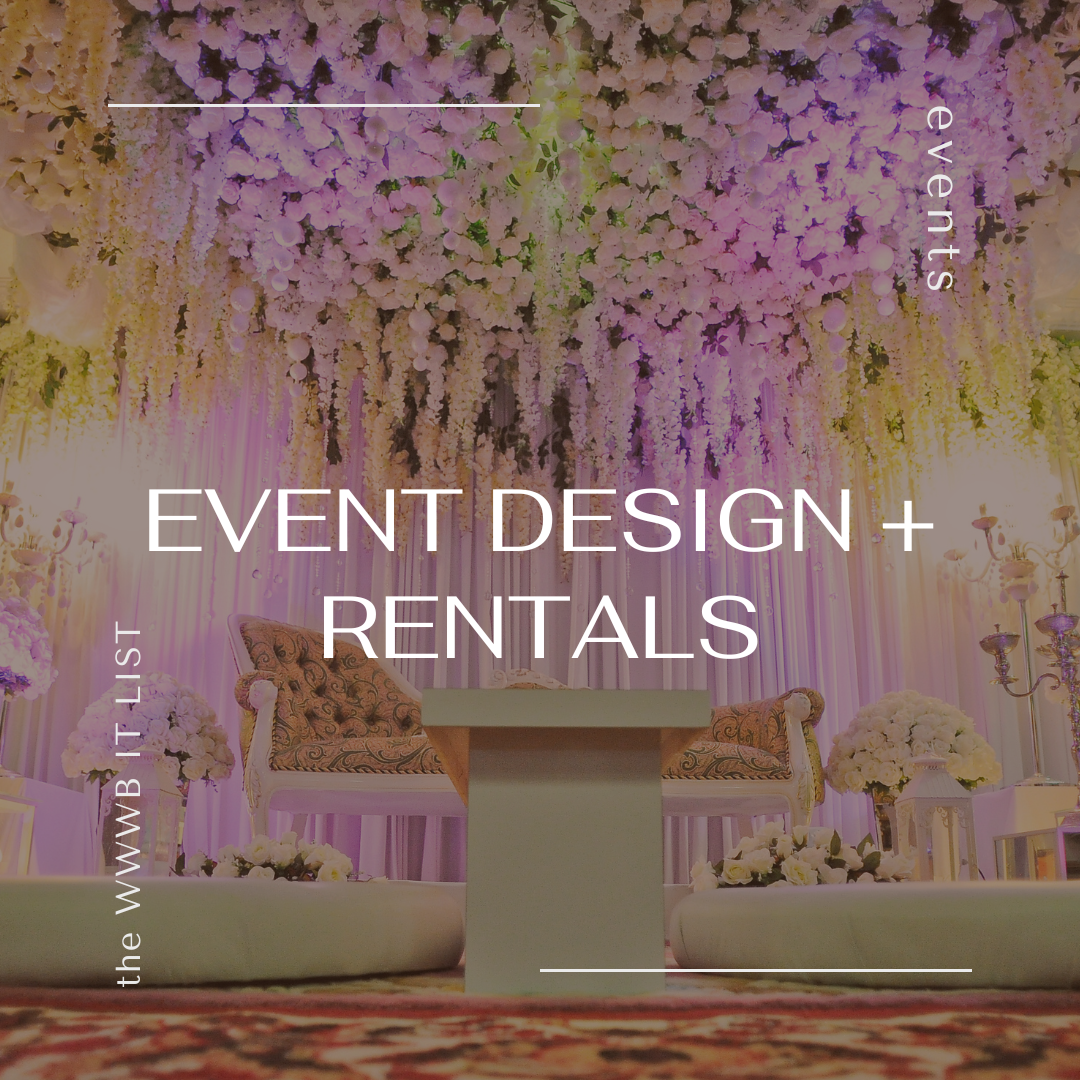 Event Design &amp; Rentals