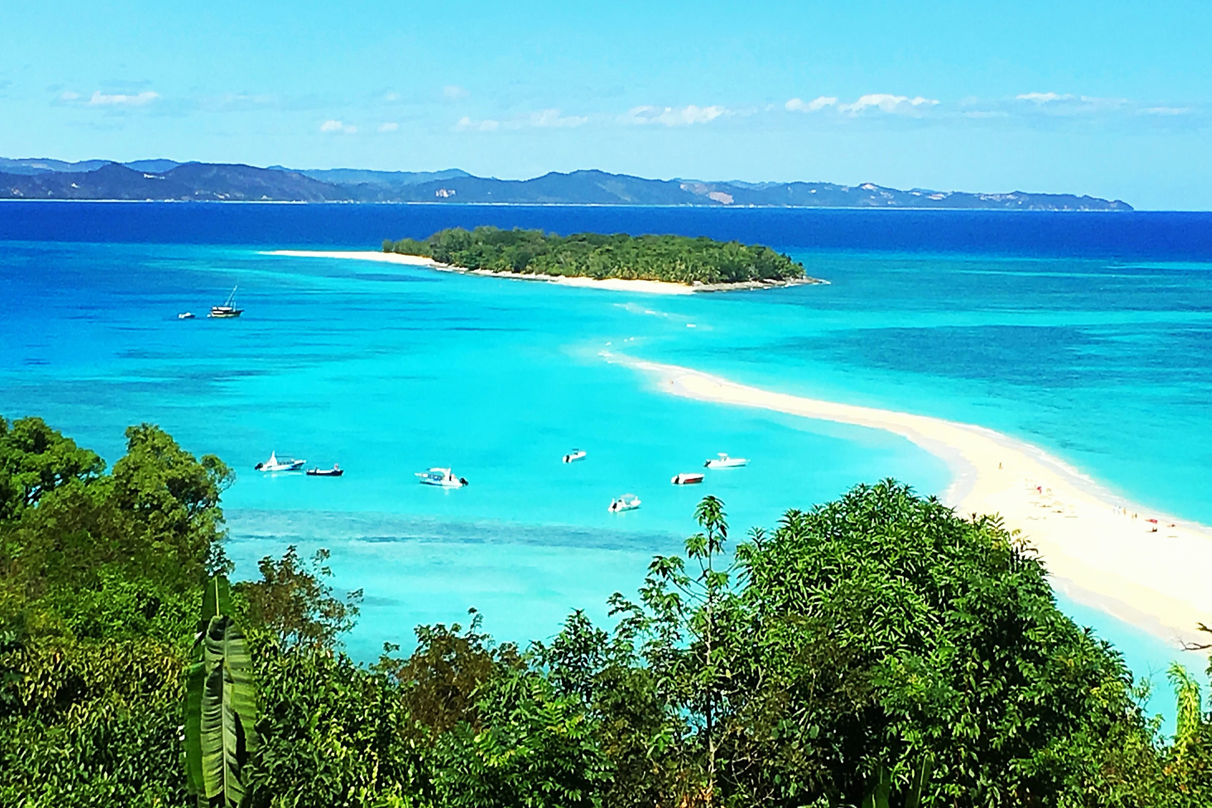 Nosy Iranja islands and turquoise seas