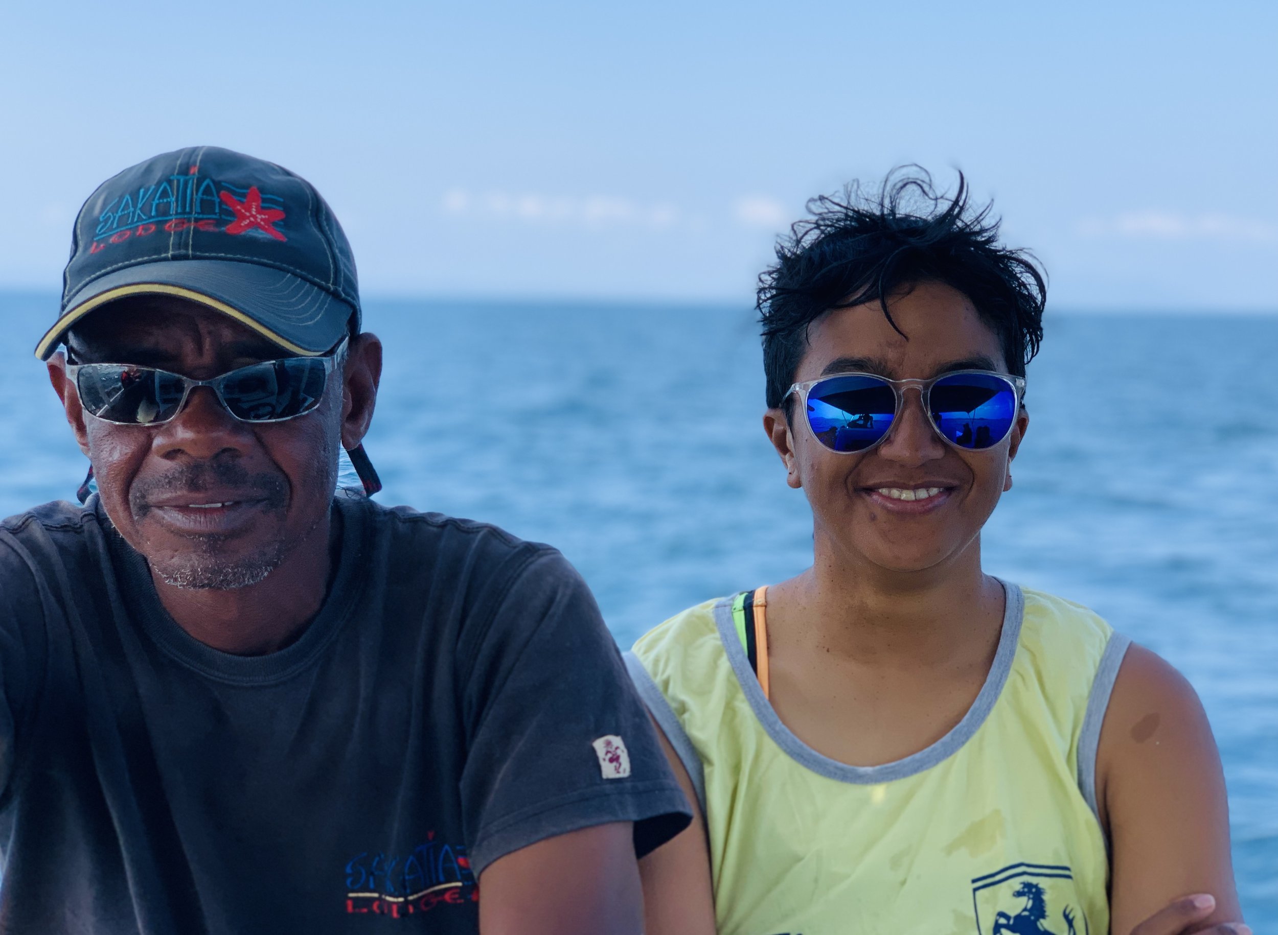 Skipper Claude &amp; Narindra, diving instructor