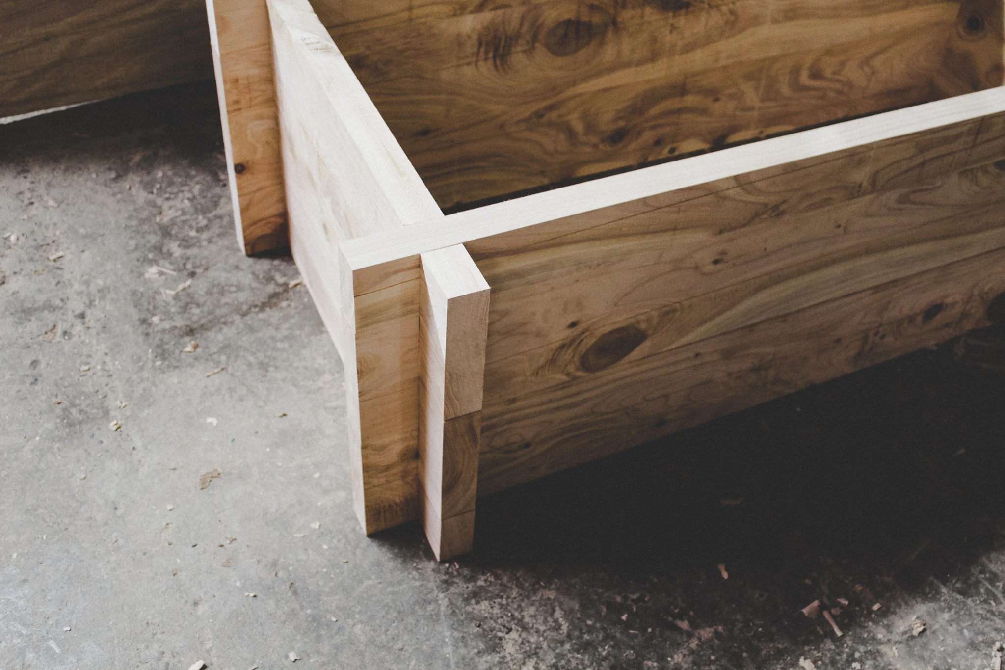 Macrocarpa Raised Garden Bed