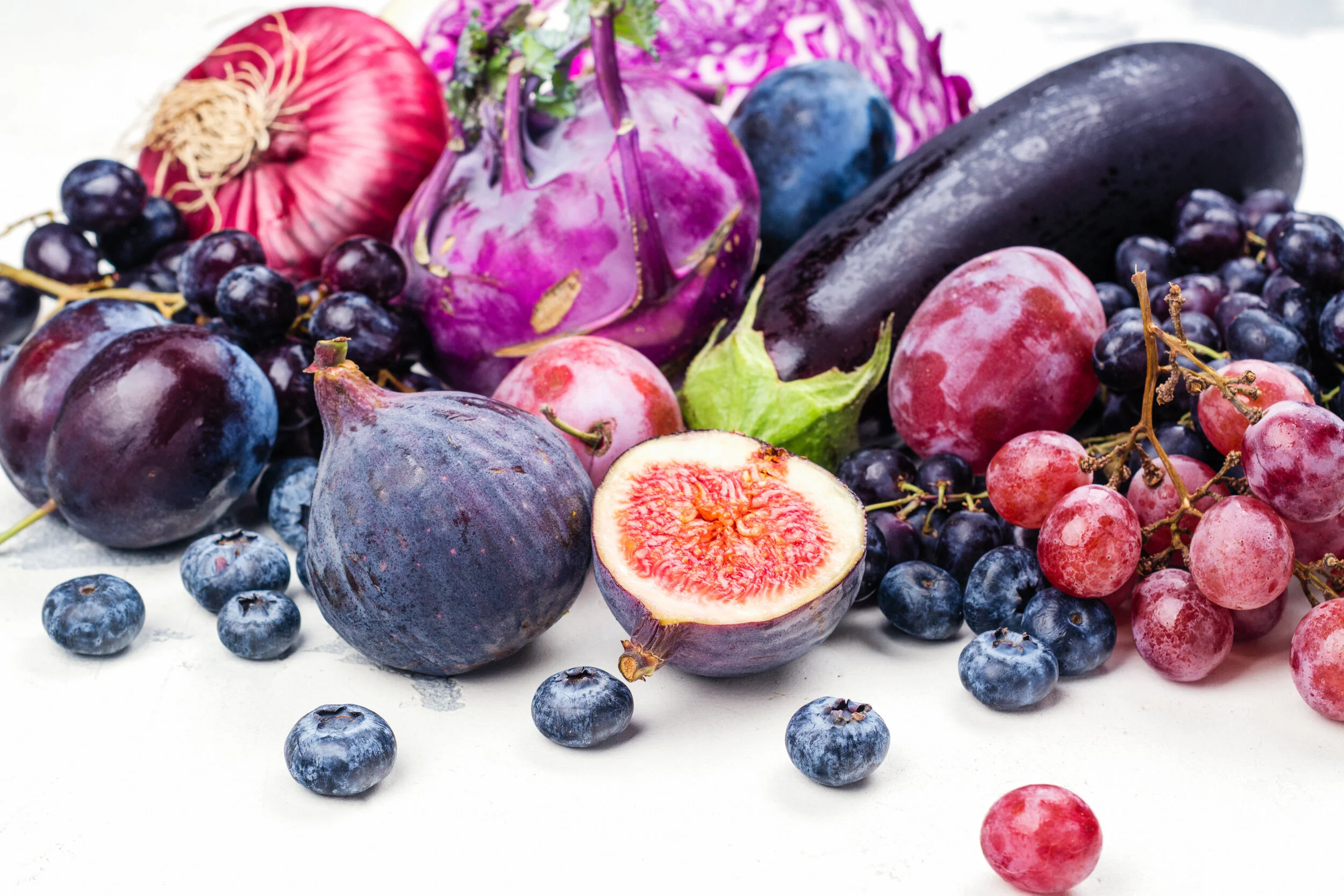 Blue And Purple Fruits And Vegetables
