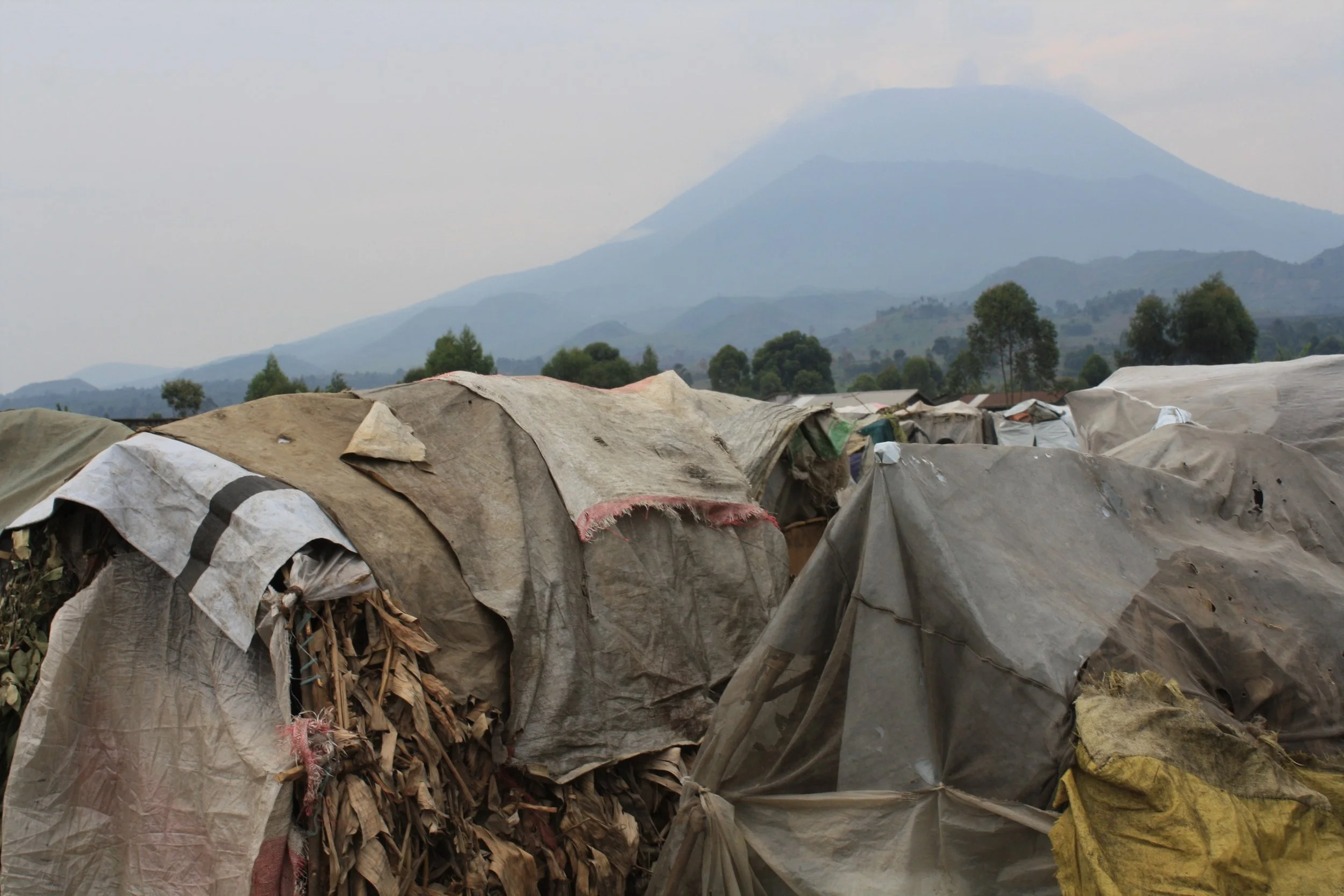  Many lives in Congo have been shaped by Mount Nyiragongo, which previously erupted in 1977 and 2022. Janette Mwana’s husband chocked on a cloud of gas in 2022. She lost all of her possessions in the 2021 eruption, and now lives in a tent made of scr
