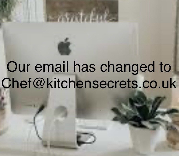 Admin moment - new website www.kitchensecrets.co.uk  and new email chef@kitchensecrets.co.uk  You all know how much I love desk time &hellip; glad this is done , now back to the kitchen !