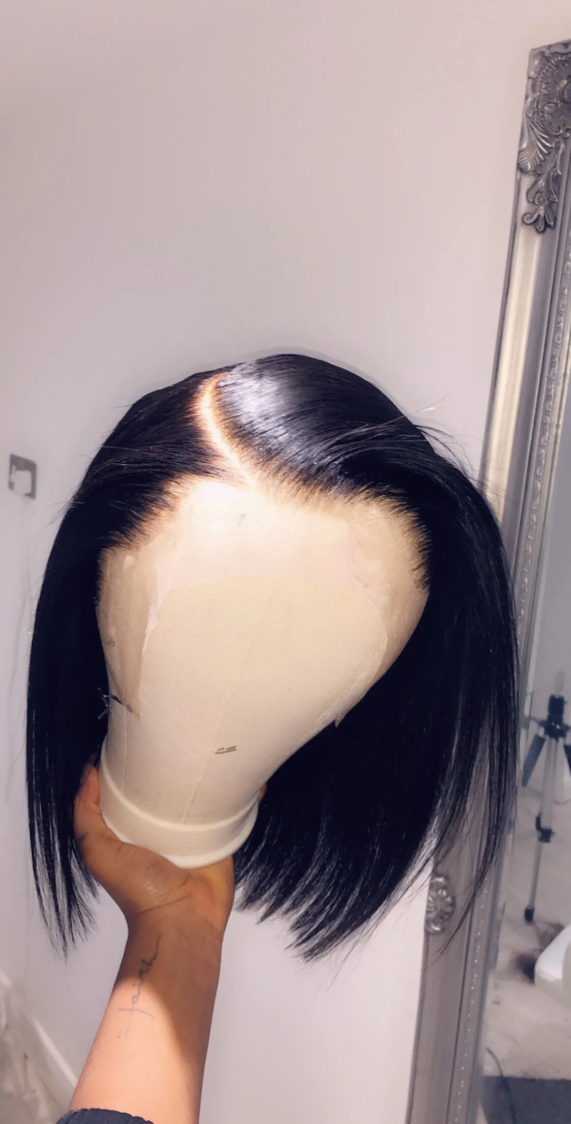 The Silky Straight Bob Unit (13x6 frontal wig)