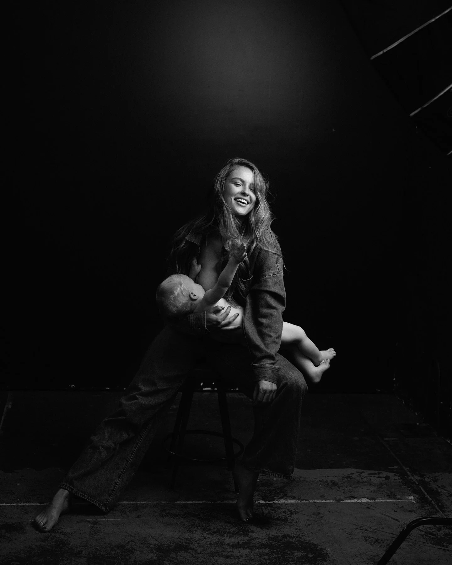 Just a mama being a rockstar&hellip;that is all ♡︎

Portraits of Linley and Murphy taken at the @anastasiaprodous_studio Melbourne Workshop. 

MUA &amp; hair @essential.style.studio 
Styling and Direction @anastasiiaprodous_portraits

Melbourne | Mot