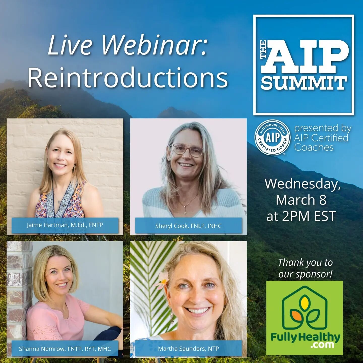 Curious about how to reintroduce foods?
Have a food you don't think serves you well? Have you thought about eliminating it for 21 days then reintroducing it to see impact on your body? Come listen to the selected AIP coach panel, including myself, di