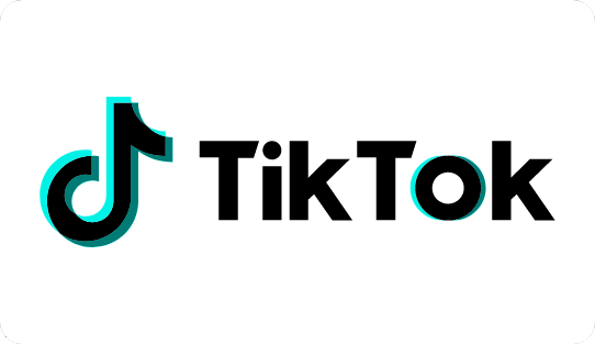 TikTok logo representing short-form video and advertising platform.