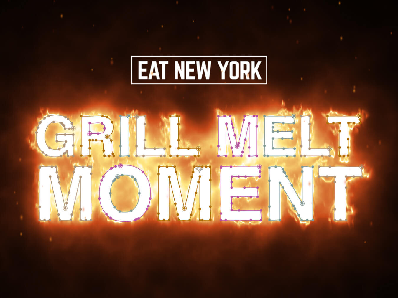 Eat New York, fire text animation preview.jpg