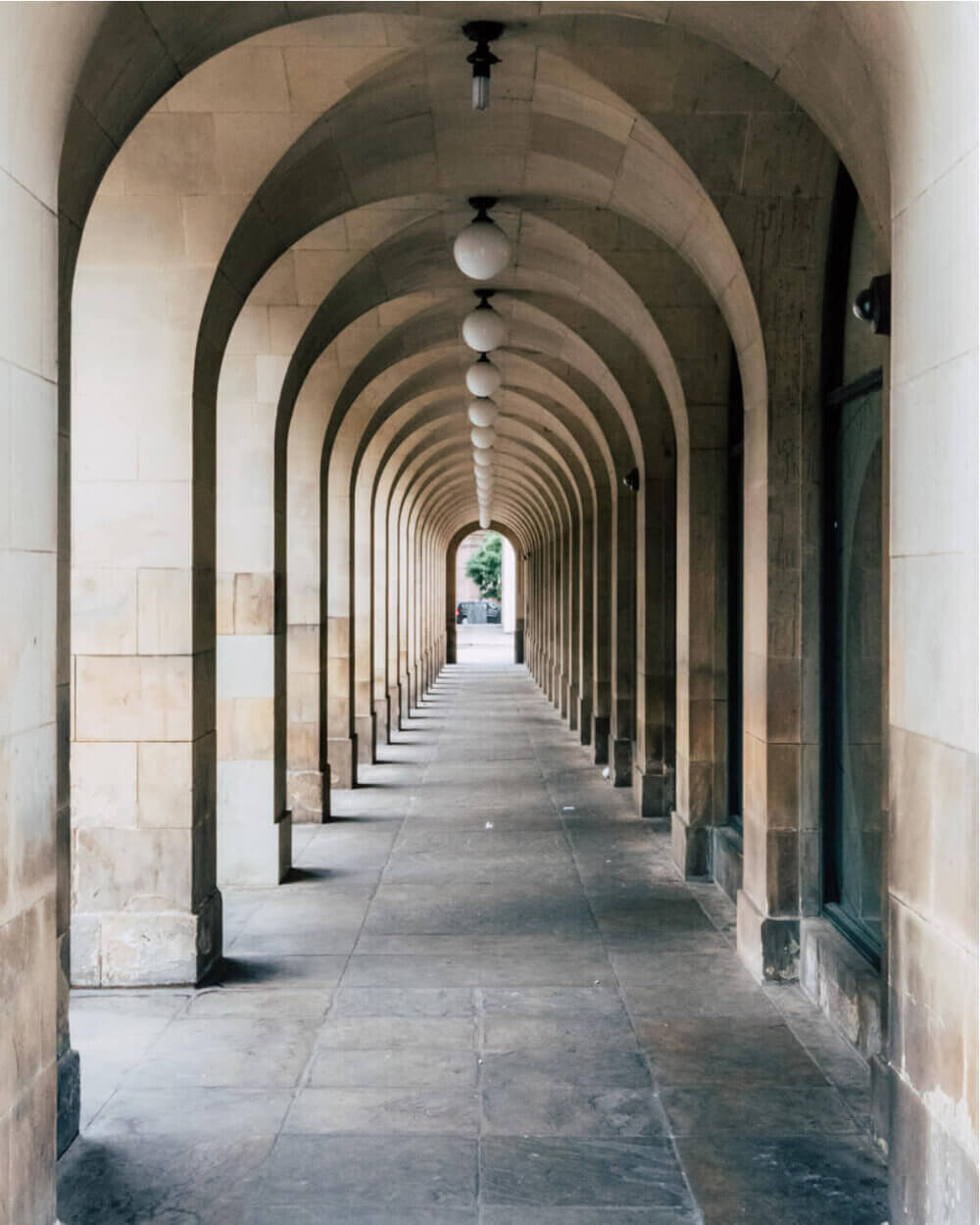Famous archway photography at St Peter’s Square showing repetition and perspective 