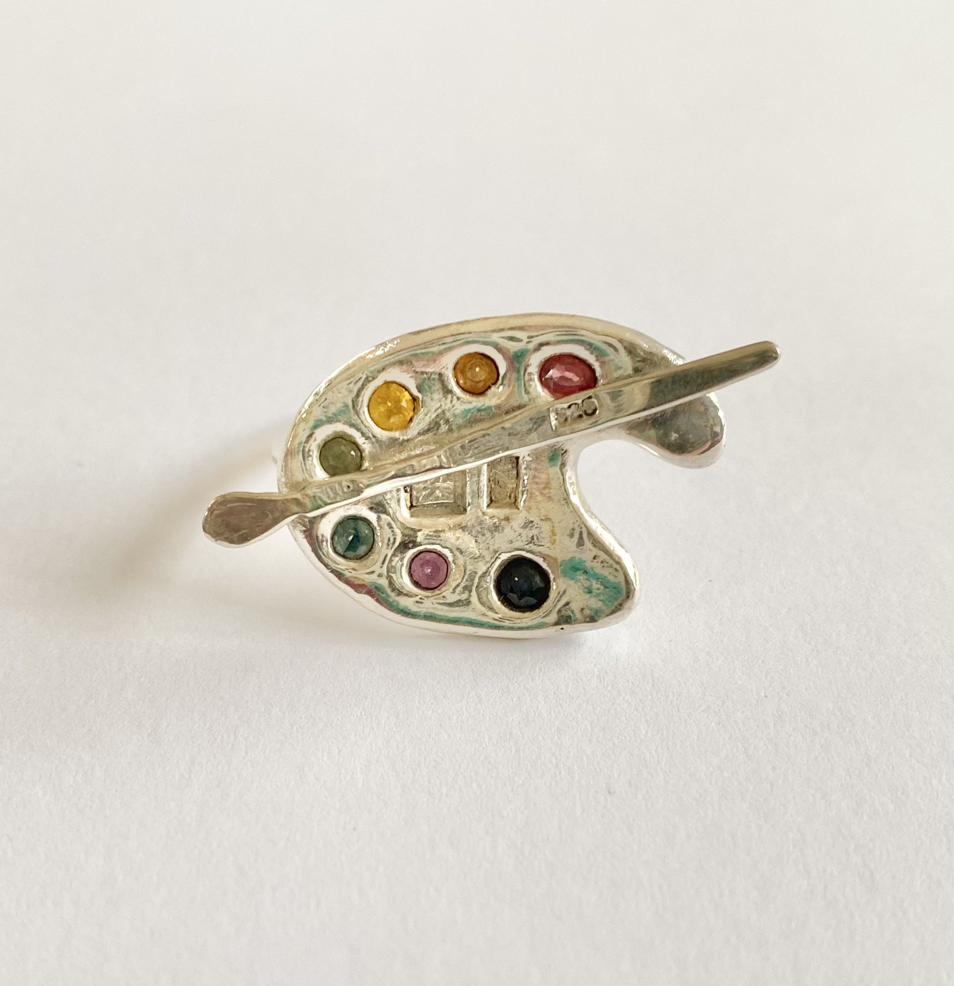 Artist’s palette ring