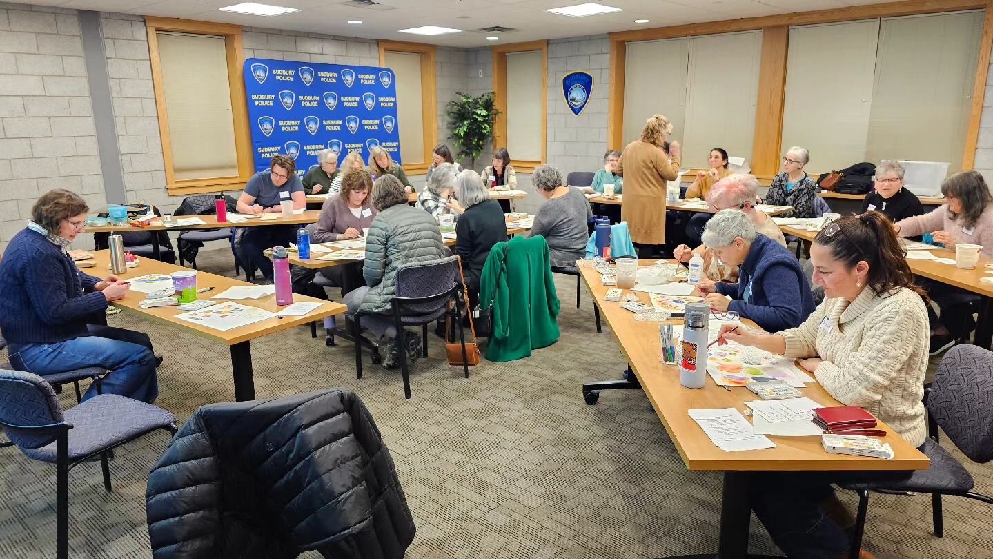 At the end of this month's meeting we got a lesson in watercolor from member @compagocreative. It was so much fun. Thank you, Sandra! And thank you to member @lynslade for organizing the event!

#watercolor #watercolor #watercolors #watercolorlessons
