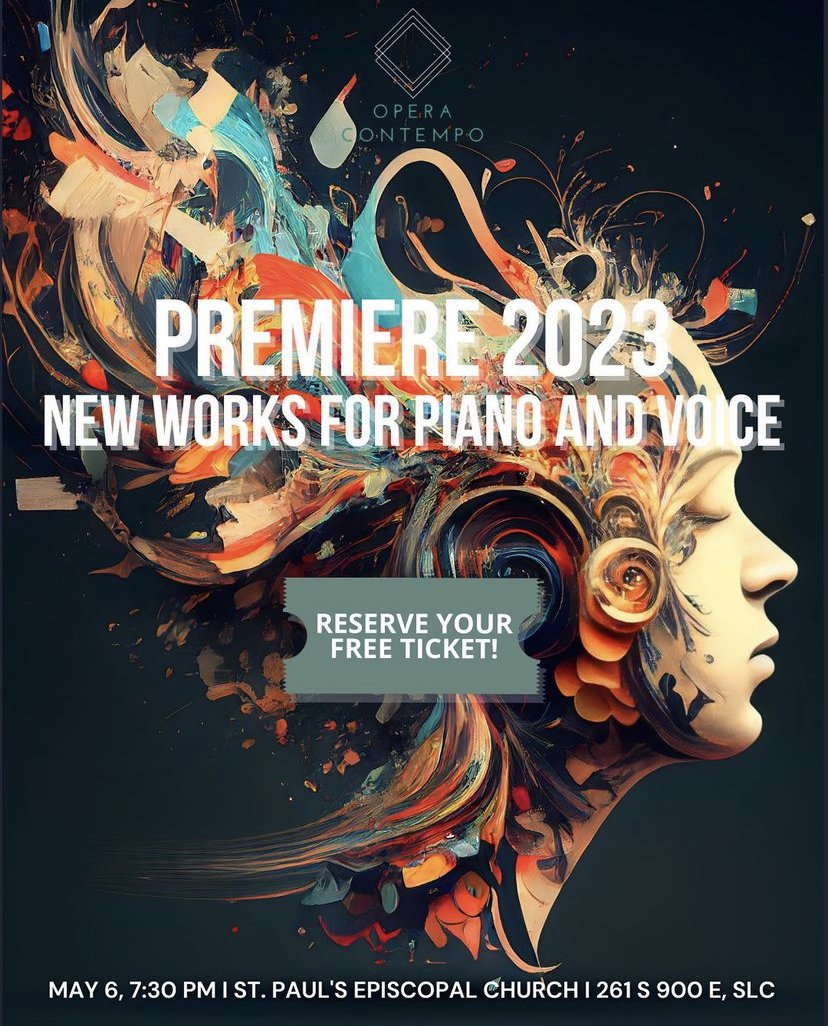Soloist in "Premiere: New Music 2023" with Opera Contempo