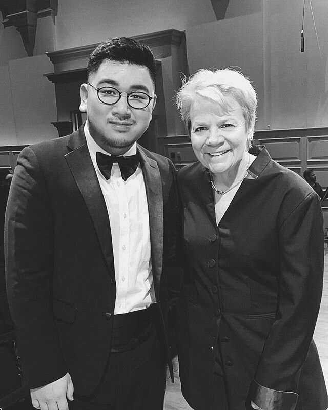 A great honor to share the stage with the inspiring and legendary @marinalsop.conductor