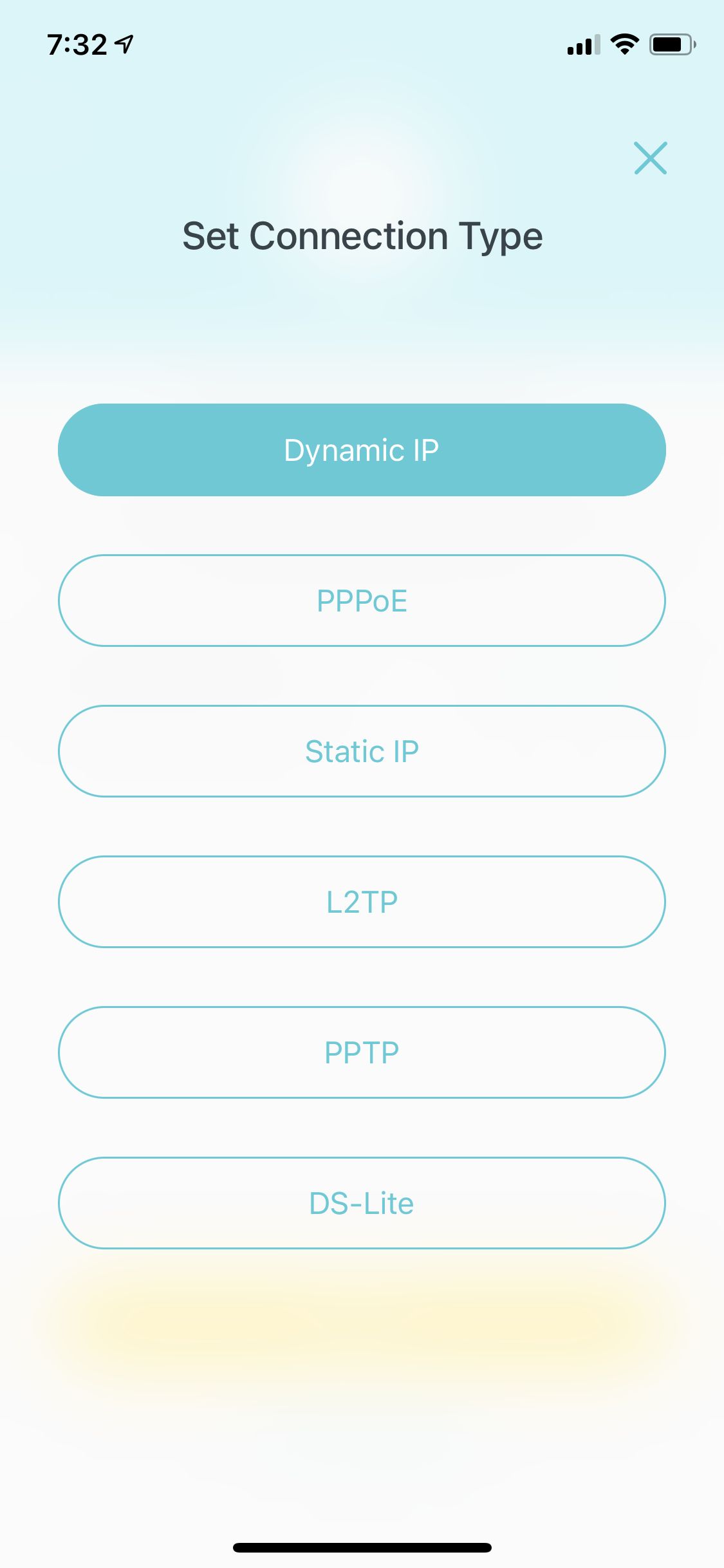 The Deco M5 supports most common Internet connection types