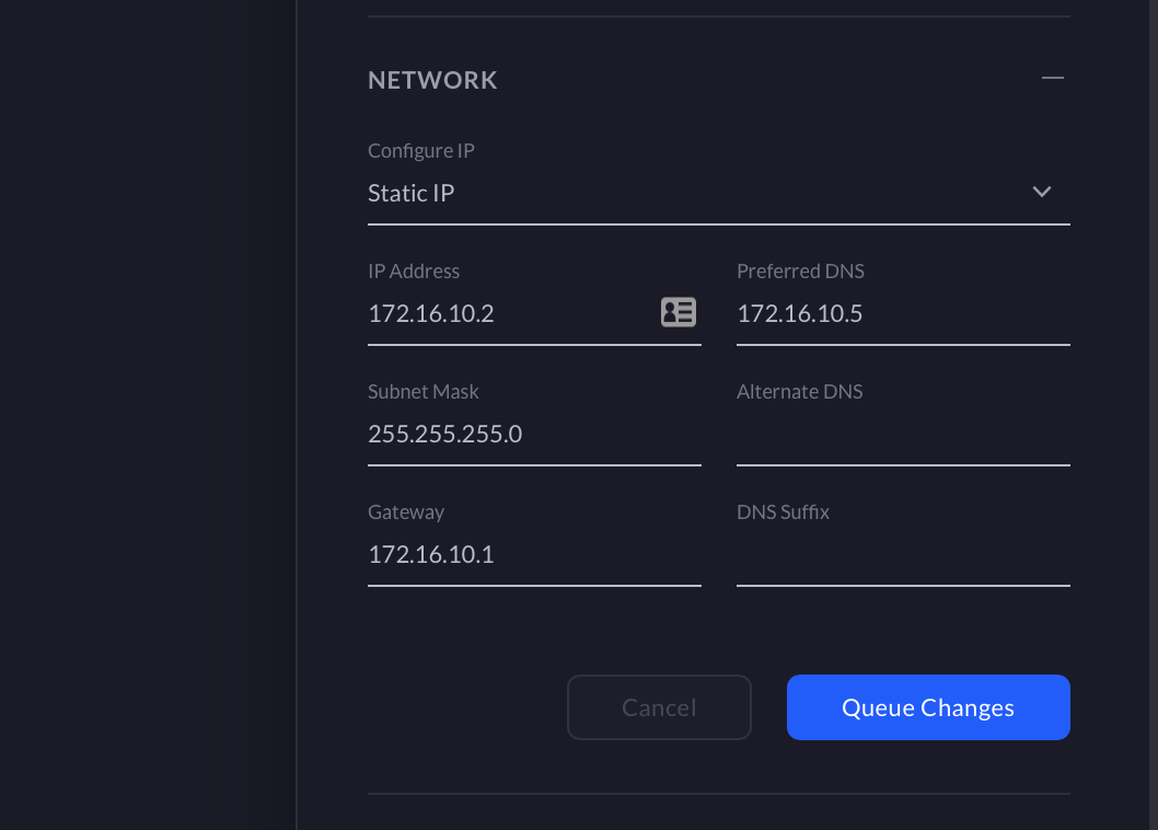 Setting a static IP on the BeaconHD