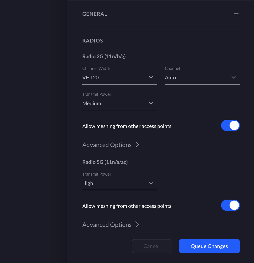 BeaconHD Radio Settings