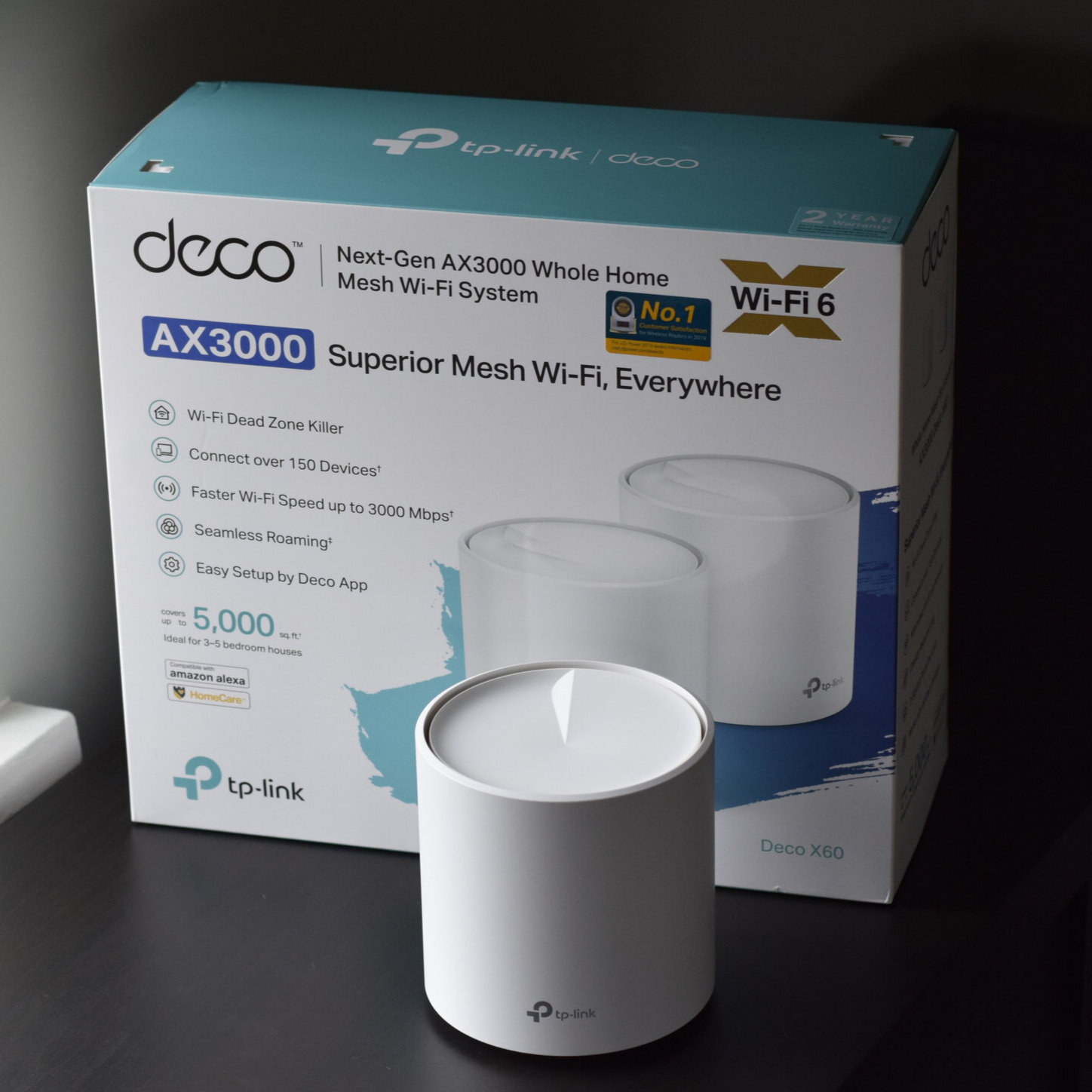 TP-Link Deco X60 Mesh Wi-Fi System with a Networking Pro 600