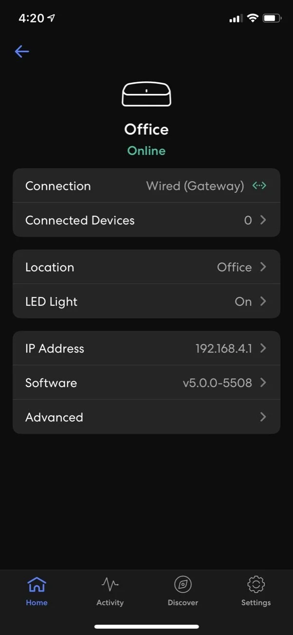 Eero Node Details