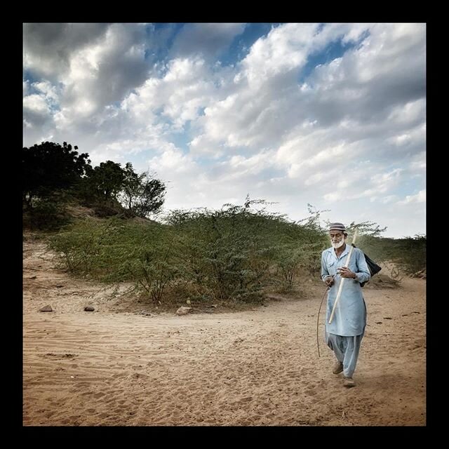 Kutch. Herdsman following his goats. I&rsquo;m taking a small group in November to photography the artisans and their textiles in Kutch. It&rsquo;s a desert region northwest of Rajasthan, with extraordinary embroidery, weaving and dying techniques. B