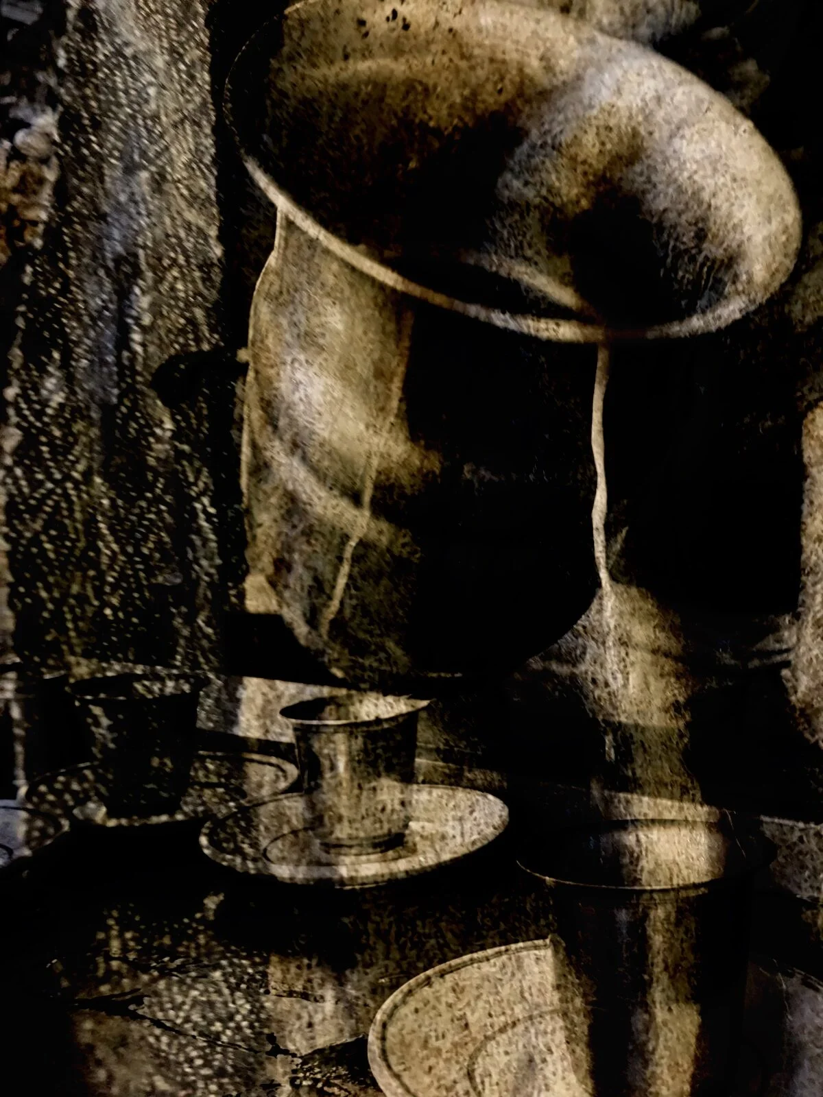 Block Print Series 1 - Response to Process, Double Exposure.   Devpur © 2020