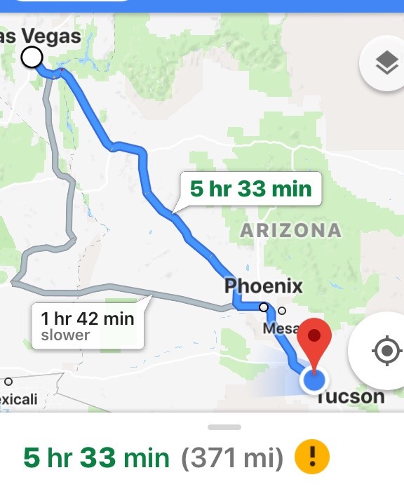 Saturday’s drive.