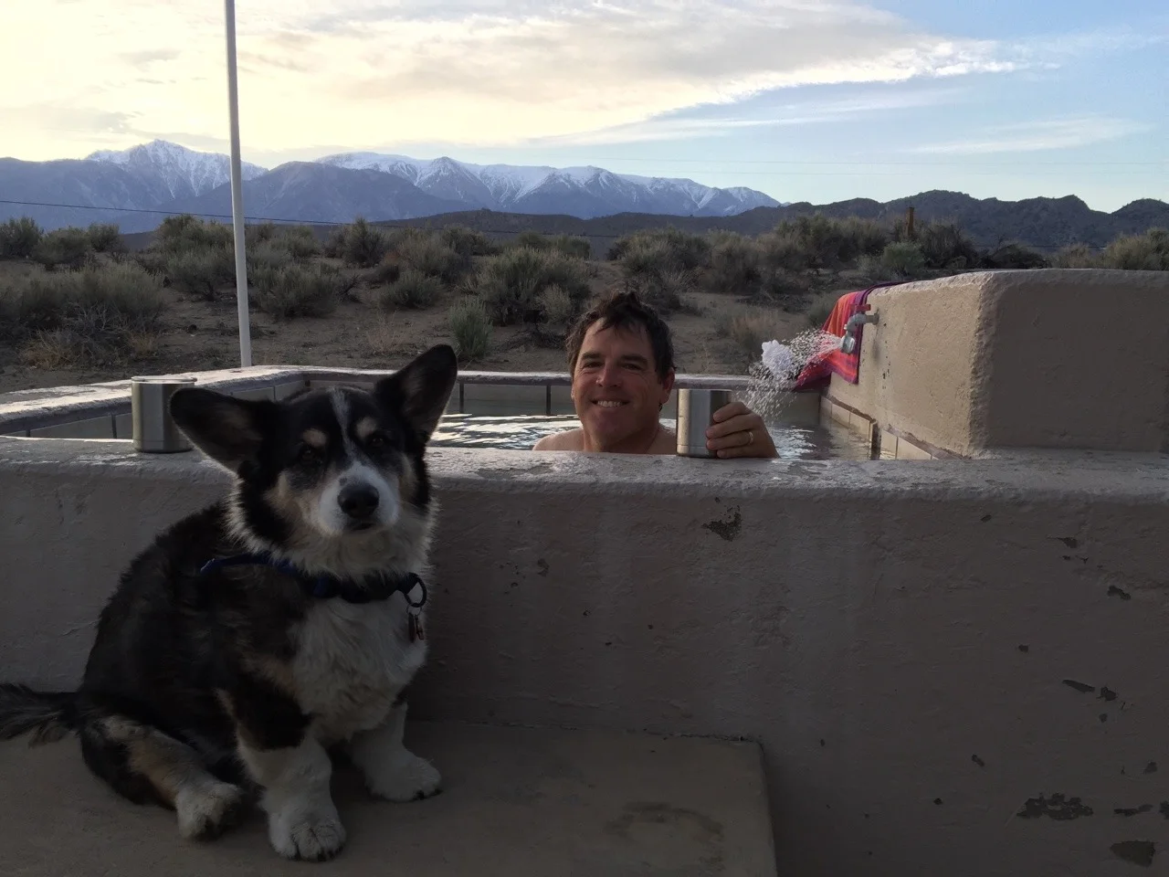 Who doesn’t like a spring-fed hot tub?