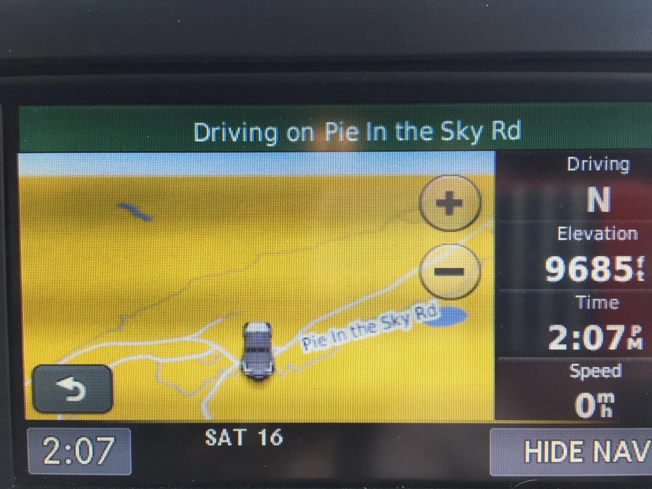 Very, very sad to find NO pie in the sky. Life lesson.