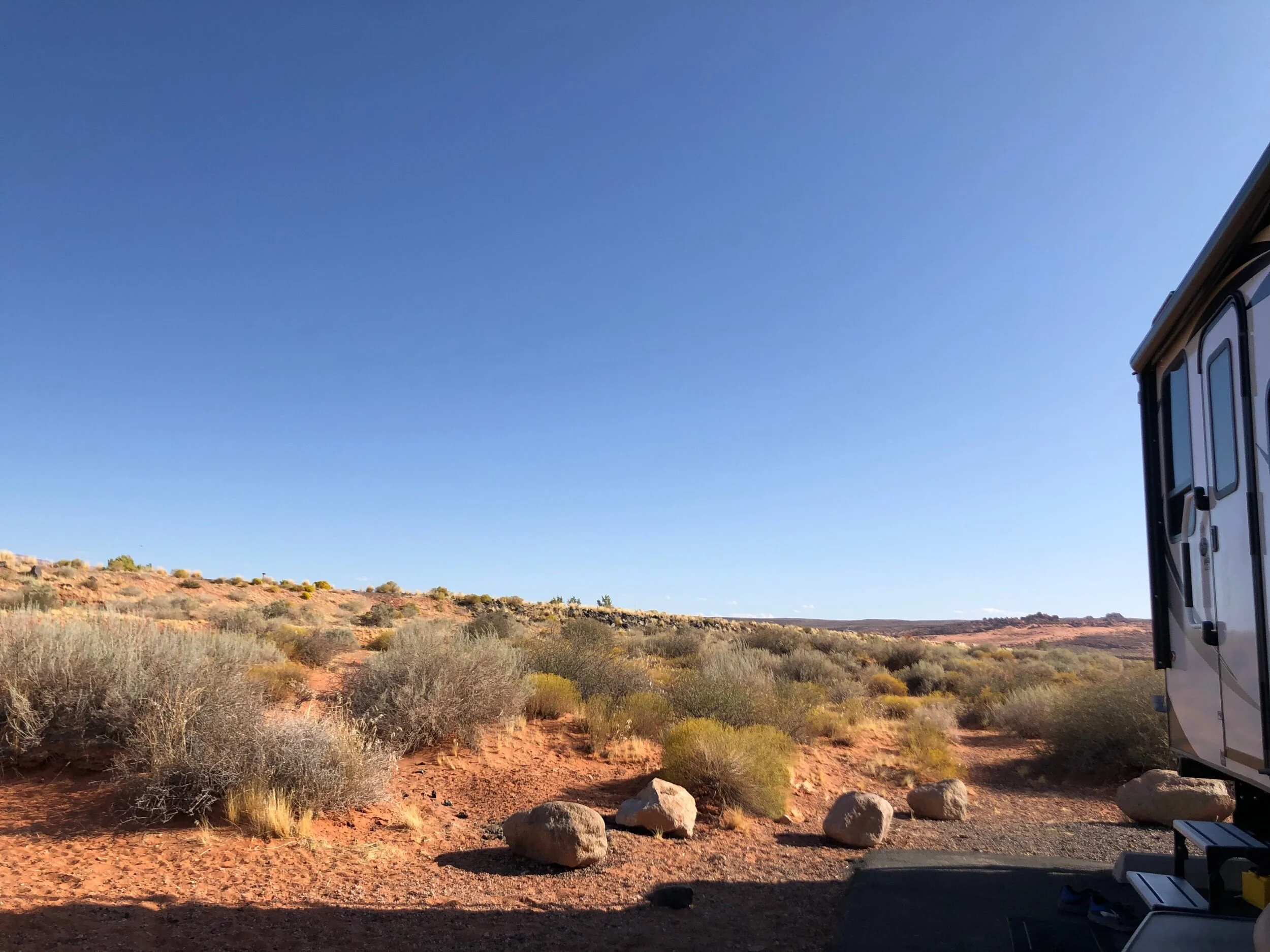 View from our site in Sand Hollow.