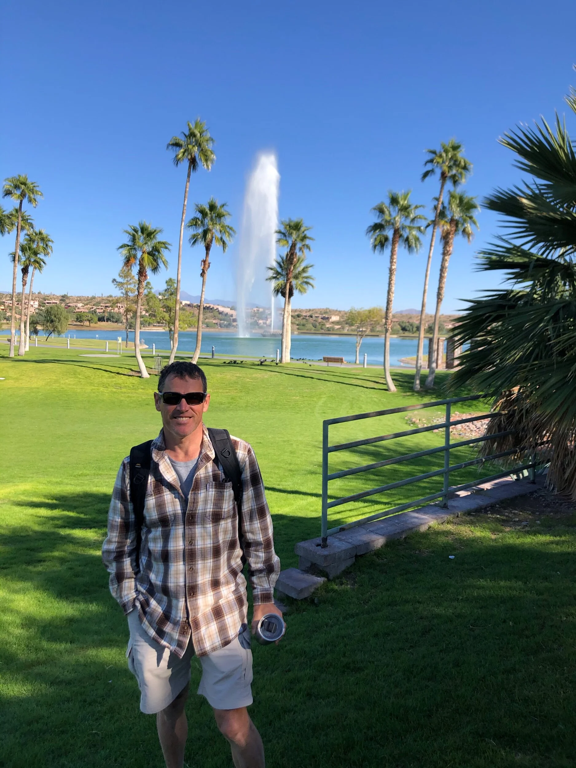 The fountain of Fountain Hills, AZ