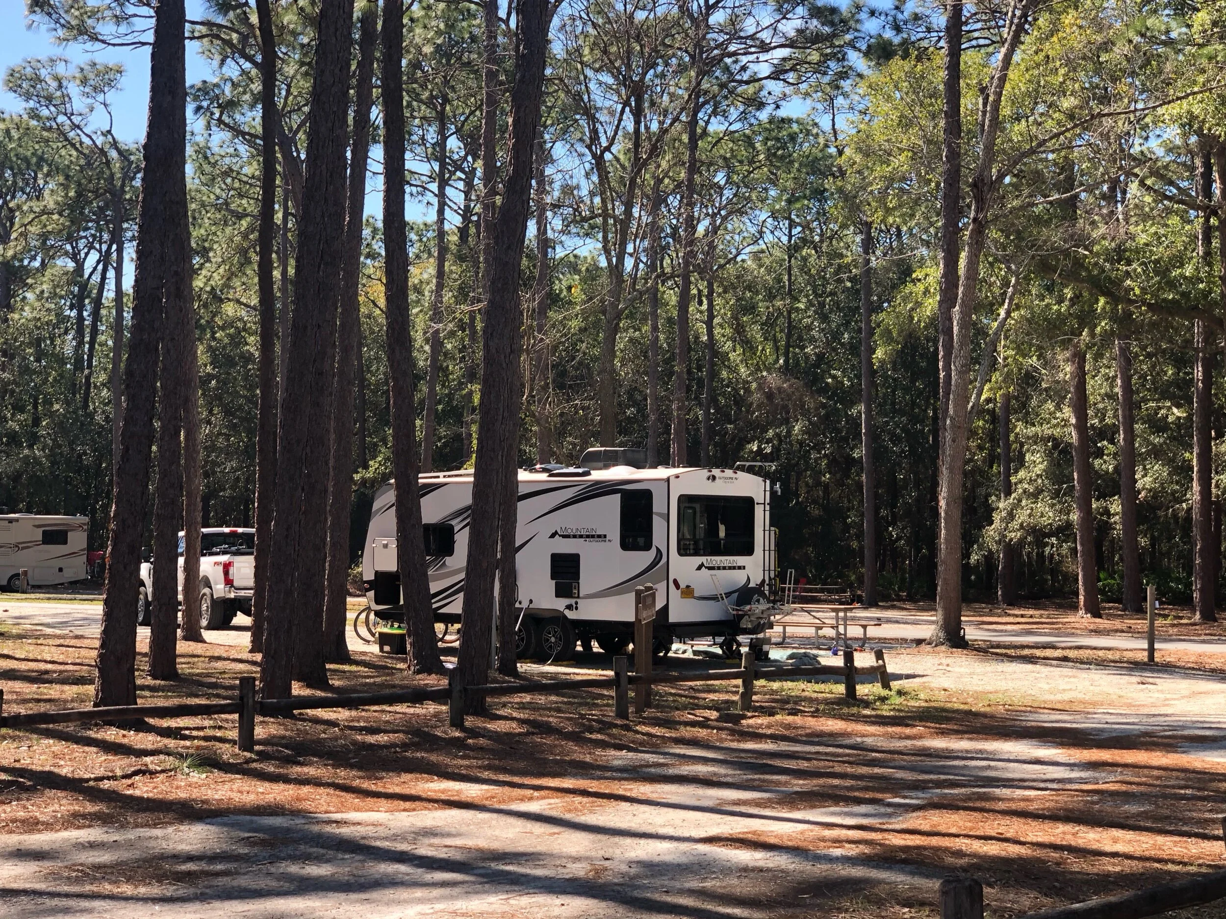 Our site at Crooked River State Park.