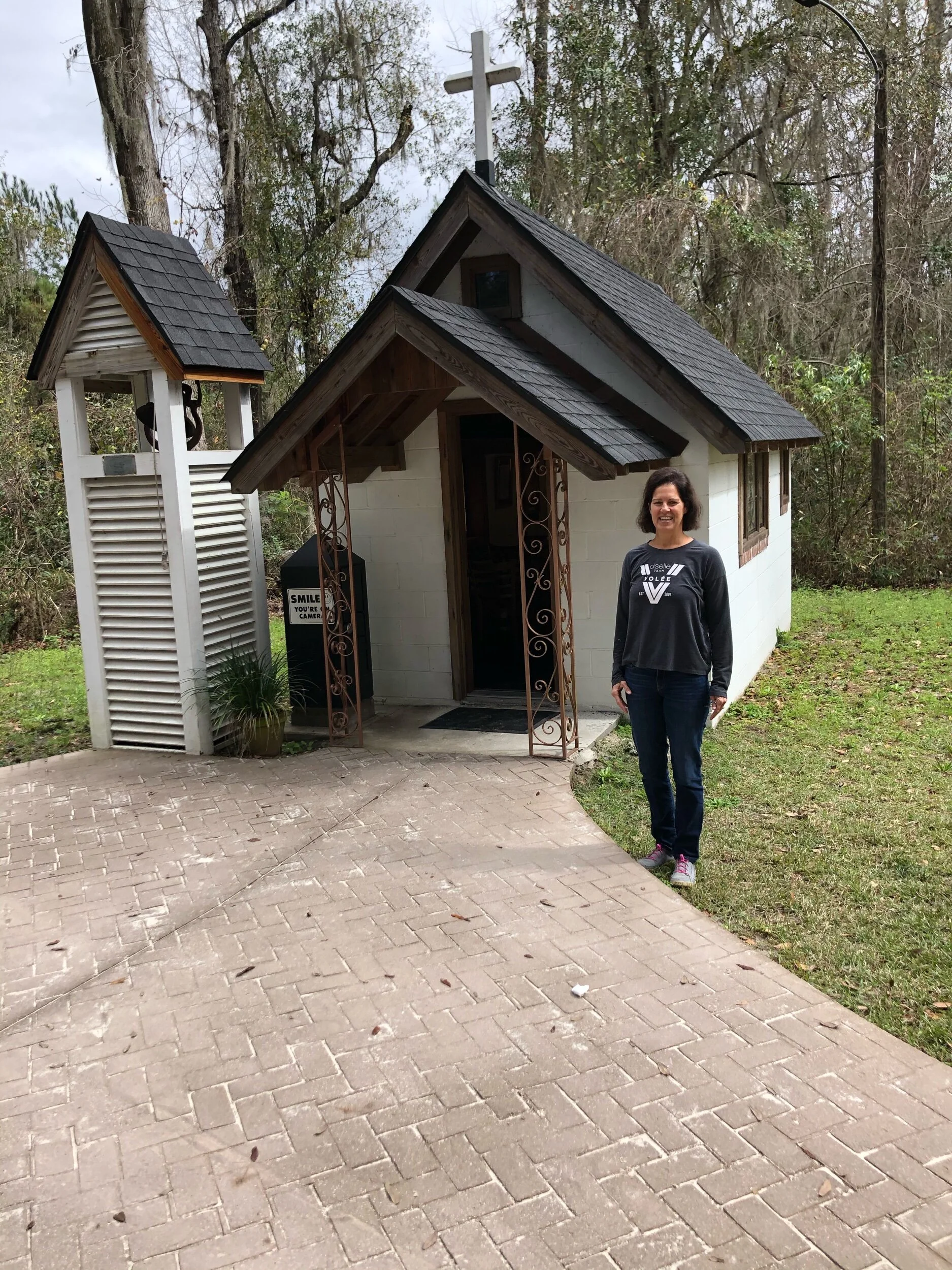 Me next to church, for scale.