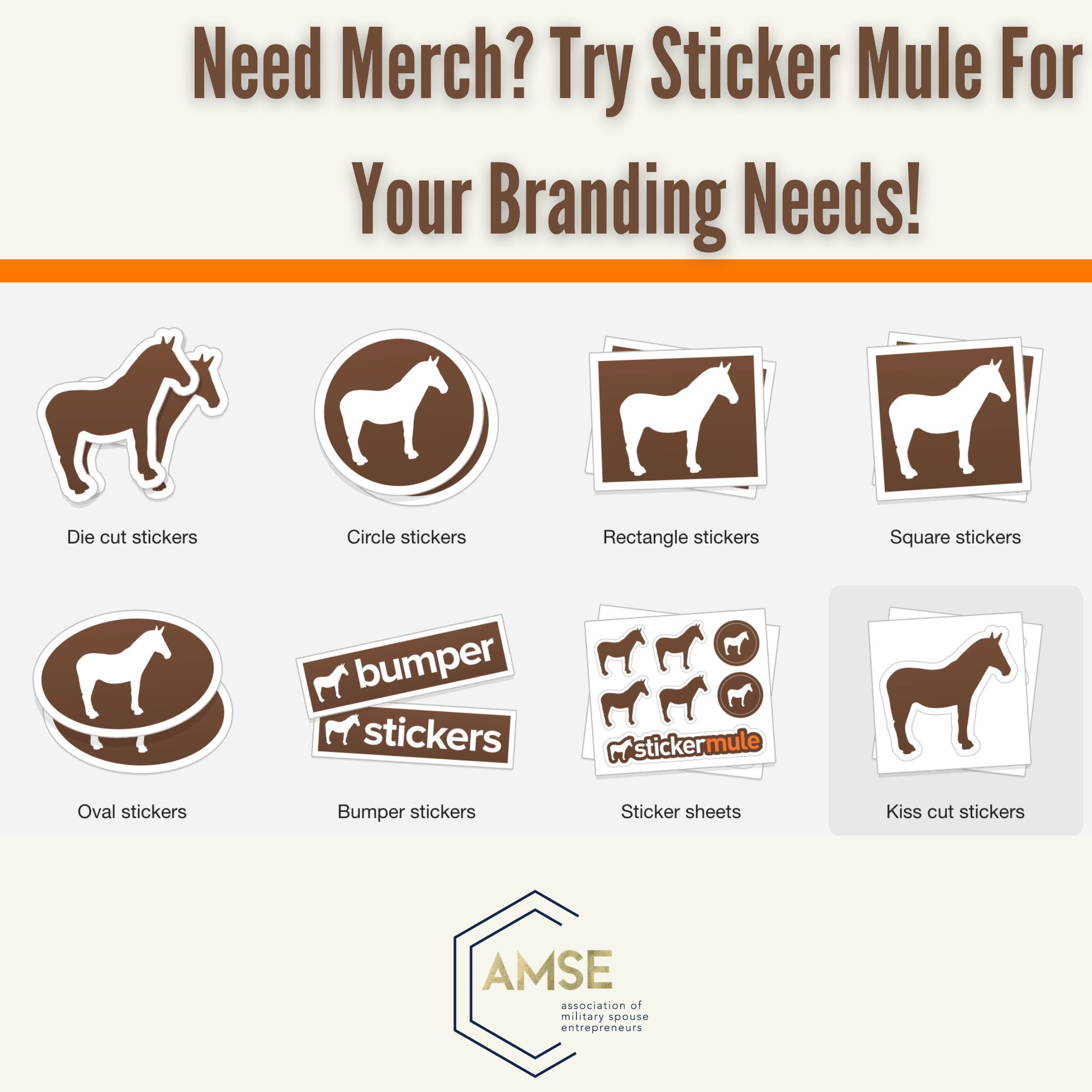 Need Merch? Try Sticker Mule For Your Branding Needs — Assoc. of